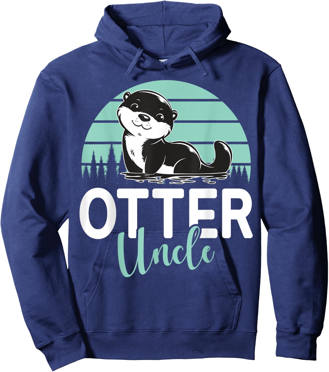 Otter Uncle Otter Hoodie - Hoodie | Navy