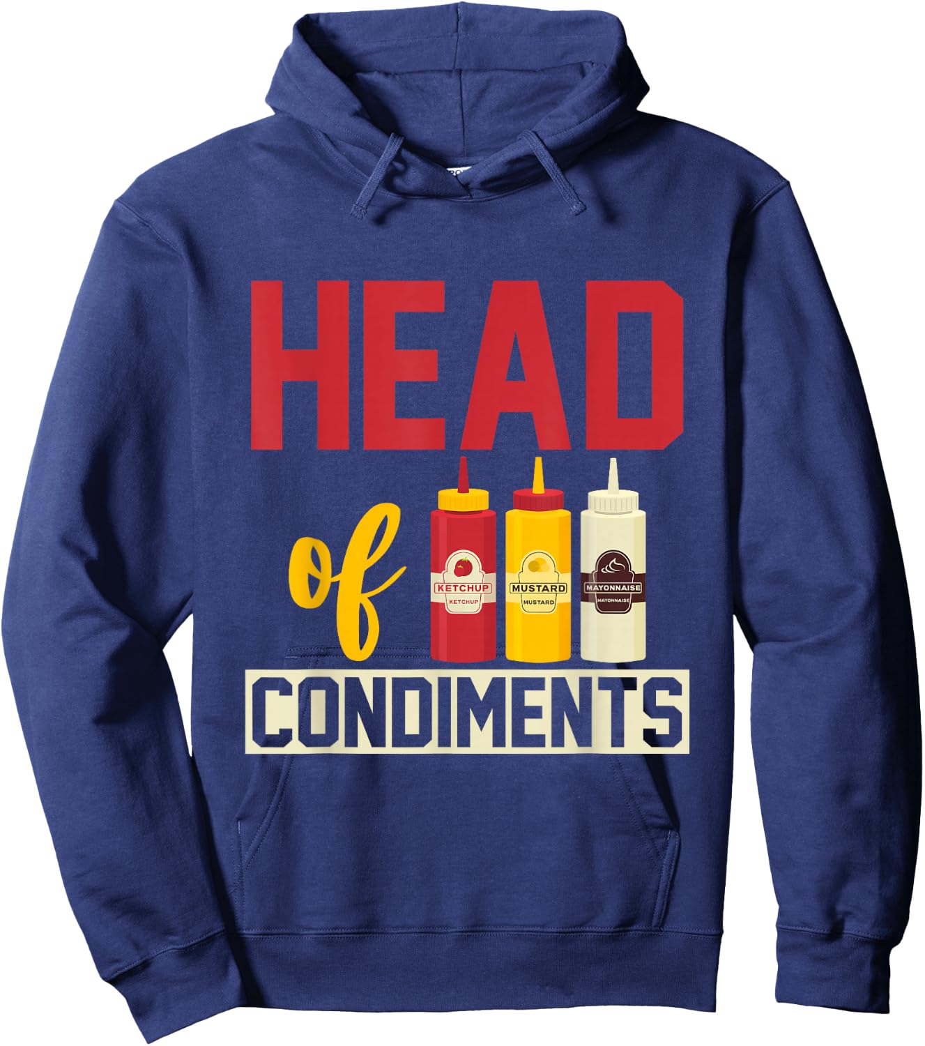 Head Of Condiments BBQ Hoodie - Hoodie | Navy