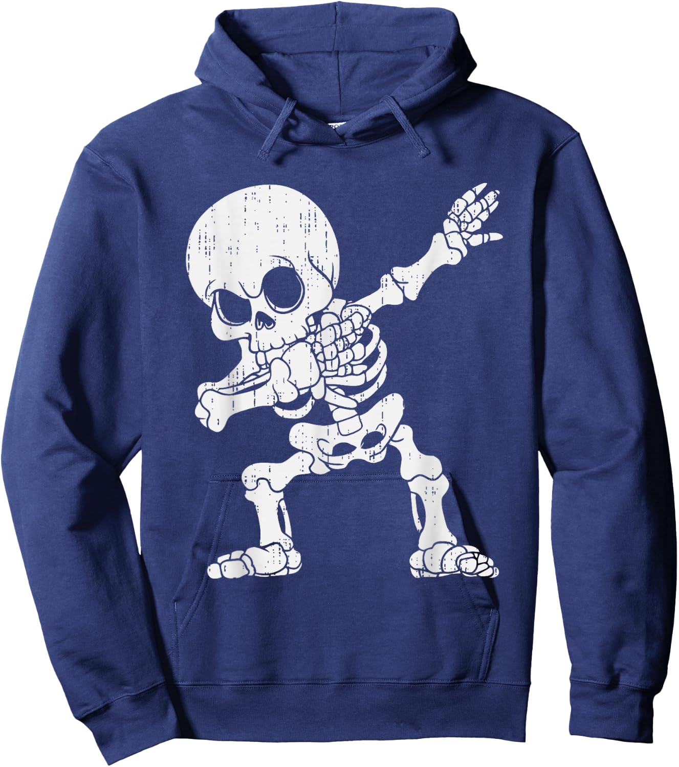 Dabbing Skeleton Halloween Scary Dab Dance Boys Teens Kids Hoodie - Hoodie | Navy