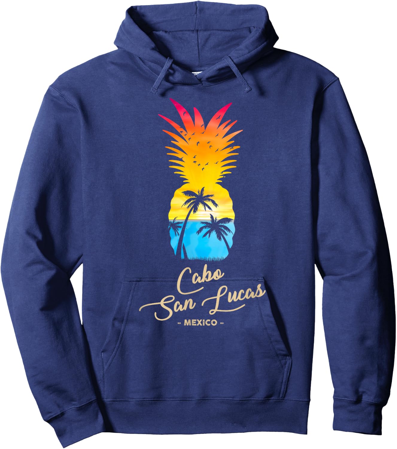 Cabo San Lucas Souvenir - Mexico Sunset Hoodie - Hoodie | Navy