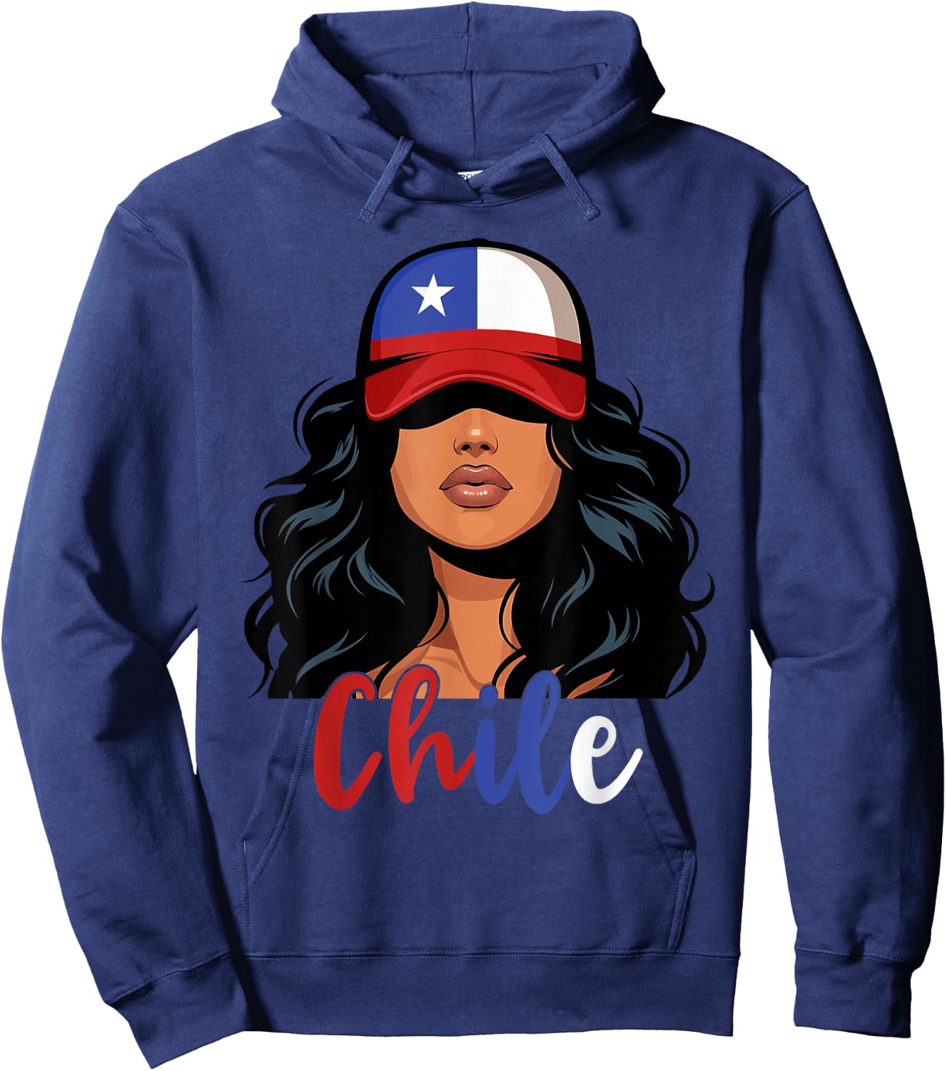 Chilean Girl Chile Flag Proud Chilena Women Hoodie - Hoodie | Navy