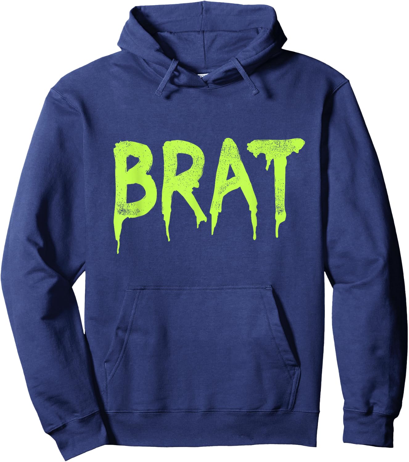 Brat Grunge Hoodie - Hoodie | Navy