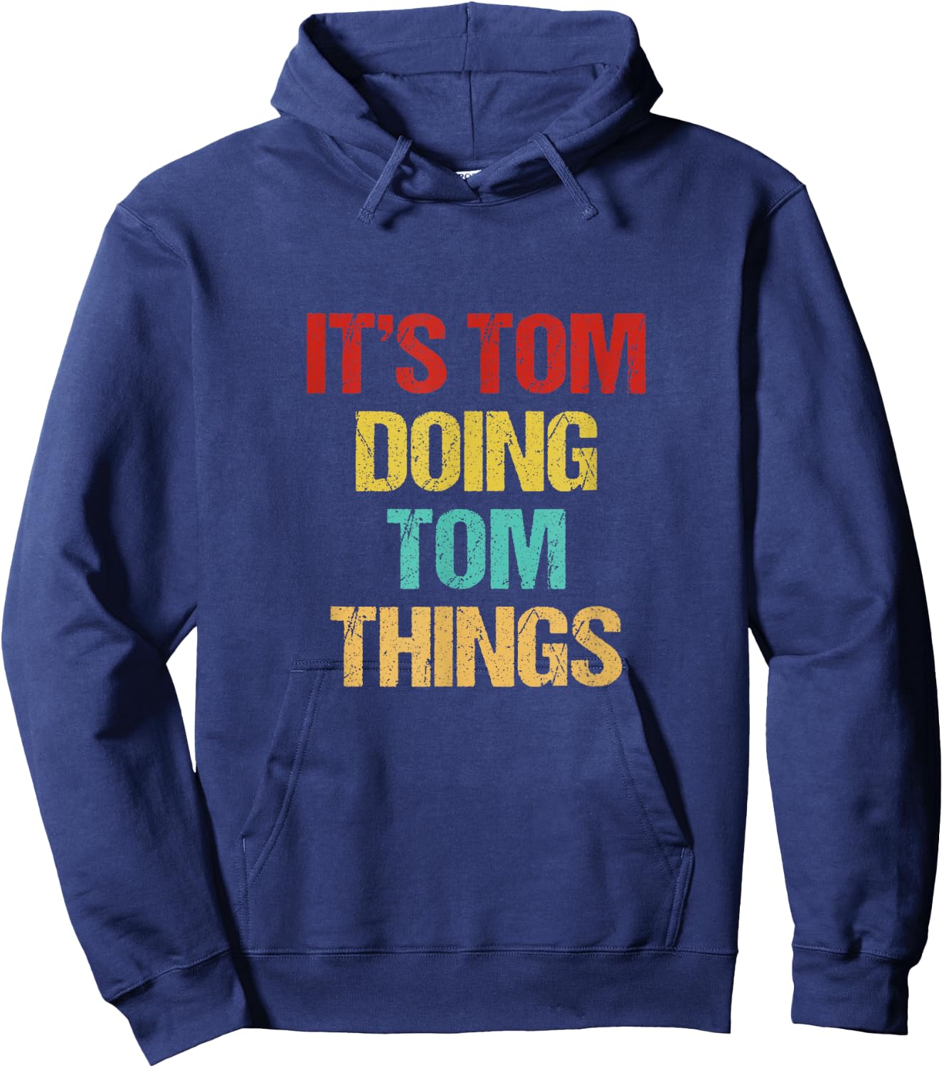 Tom Name Hoodie - Hoodie | Navy