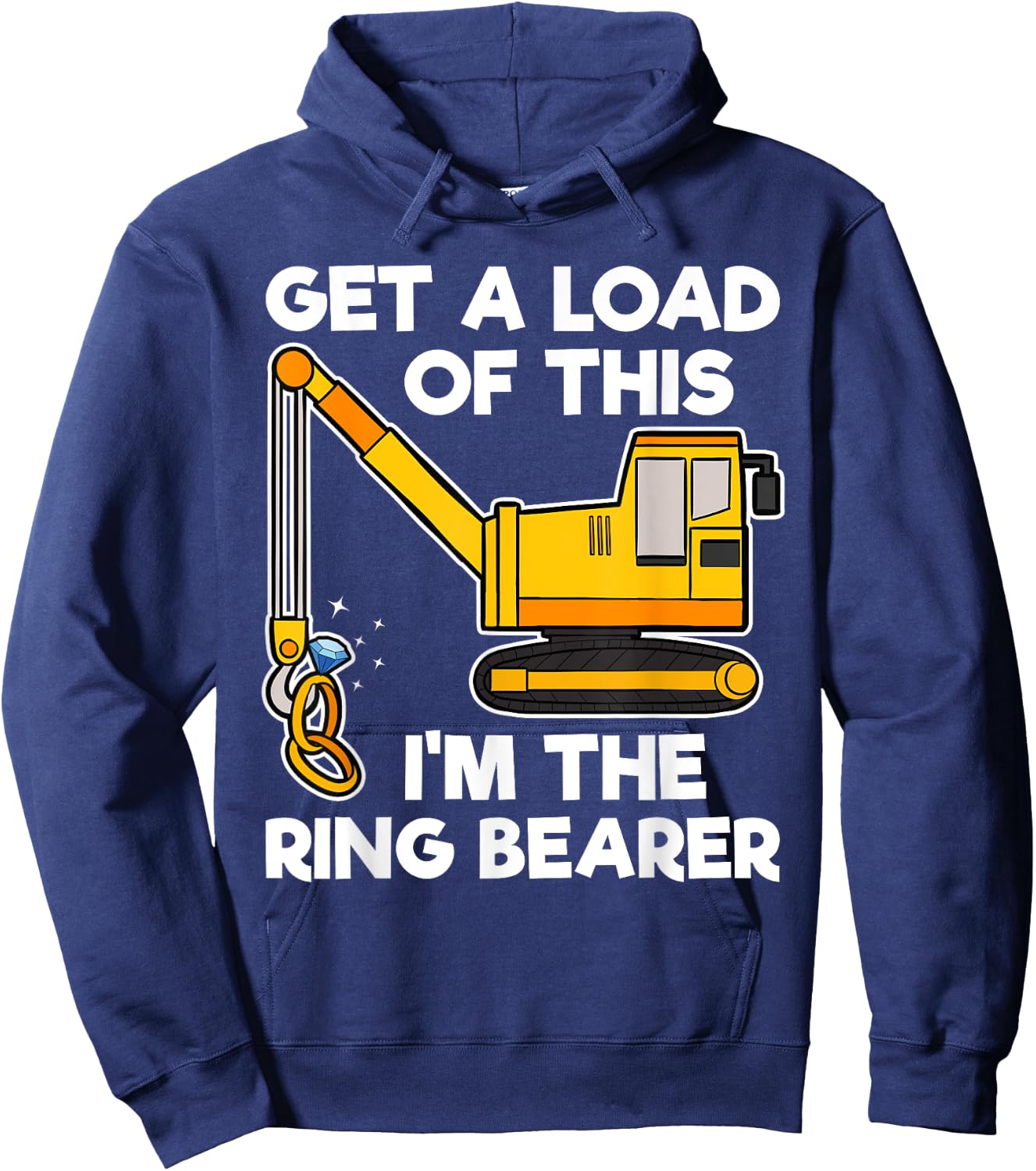 Get A Load Of This I'm The Ring Bearer Wedding Gift Hoodie - Hoodie | Navy