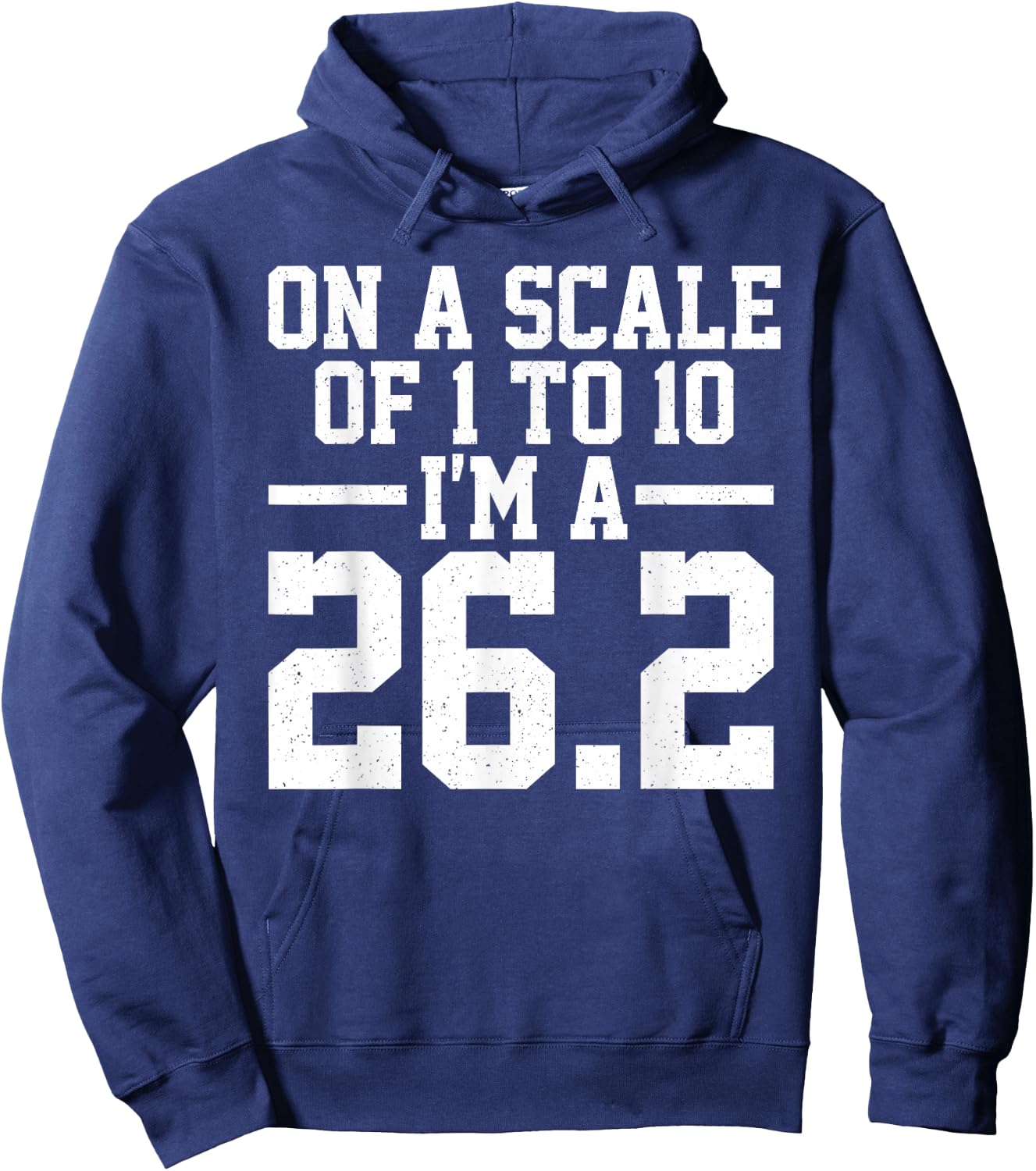 Cool Marathon Runner Design Women Marathon Running Hoodie - Hoodie | Navy