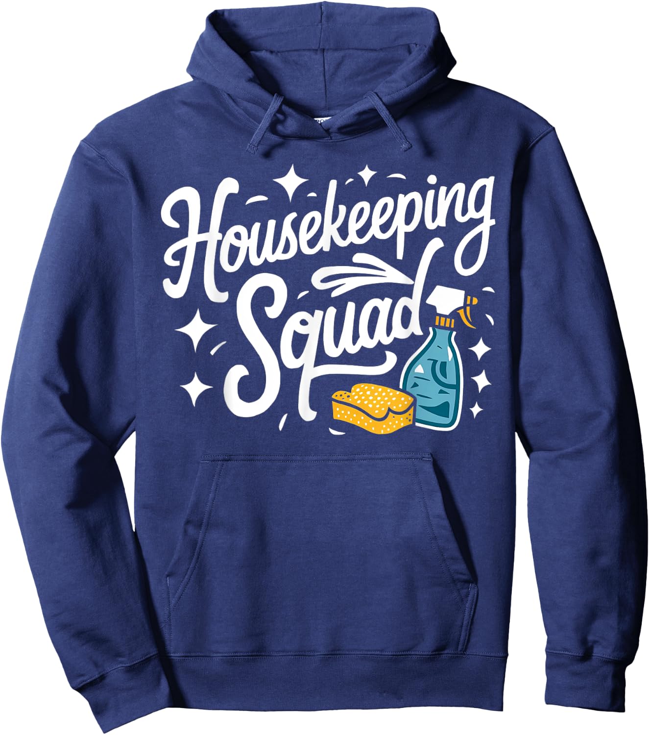 Housekeeping Squad Family Team House Cleaner Hoodie - Hoodie | Navy