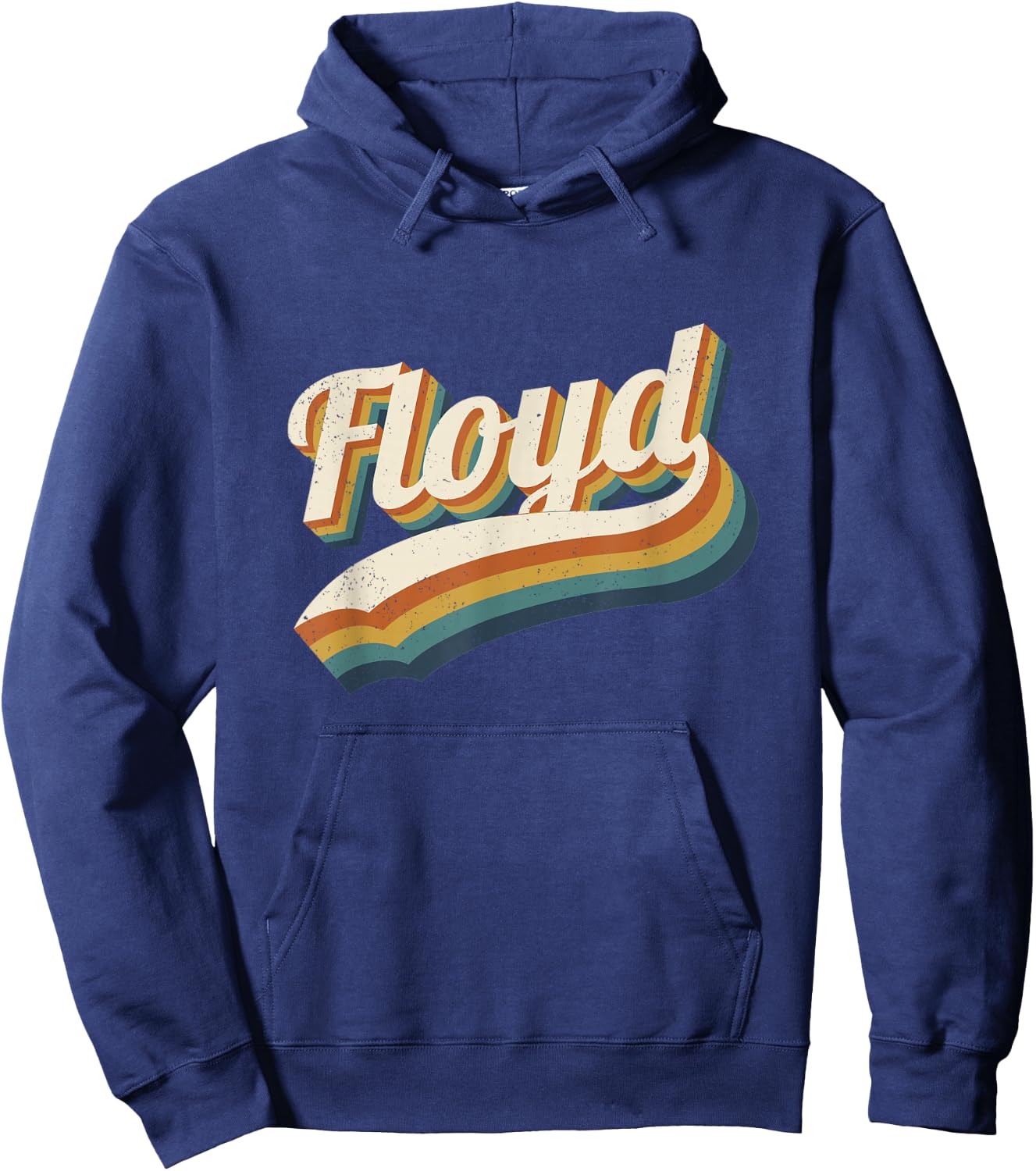 Vintage Floyd Personalized Name Floyd Hoodie - Hoodie | Navy