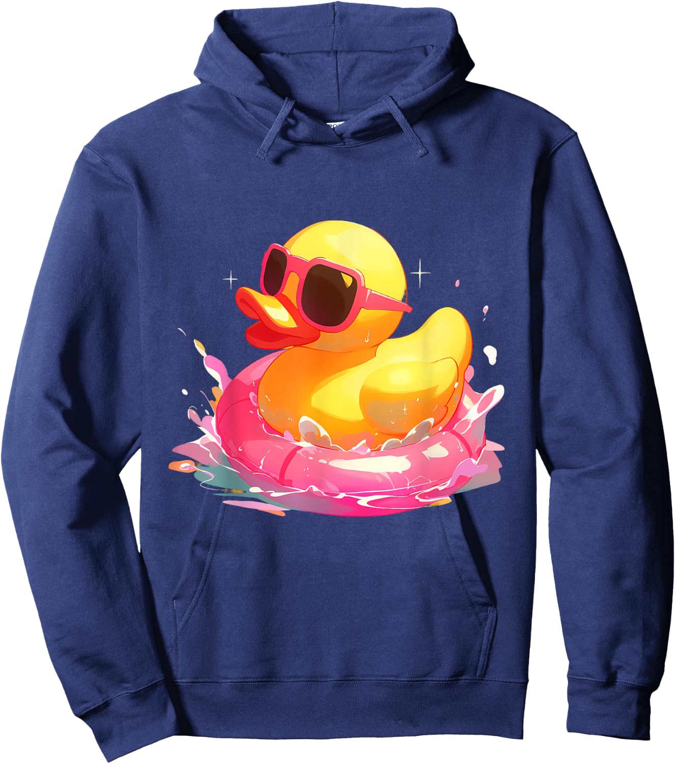 Rubber Duck Rubber Duckling Swimming Rubber Duck Lover Hoodie - Hoodie | Navy