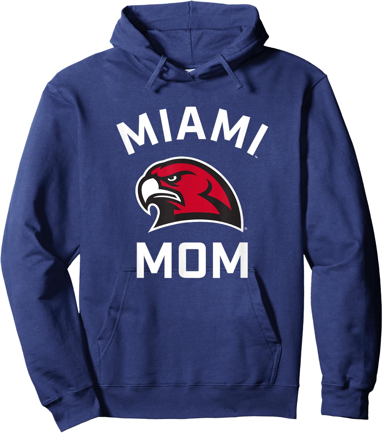 Miami University Ohio Redhawks Arched Mom Hoodie - Hoodie | Navy