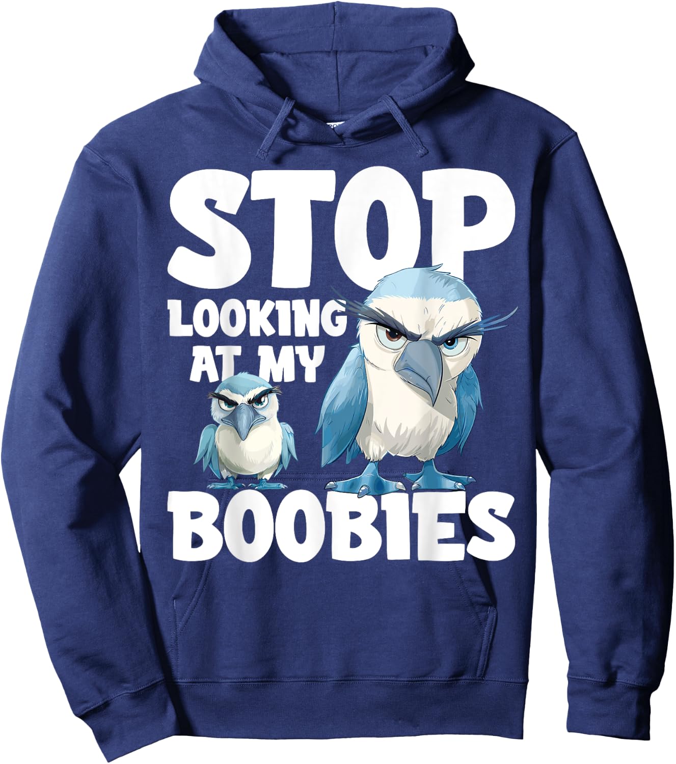 Blue Footed Booby Seabird Galapagos Islands Blue Foot Boobie Hoodie - Hoodie | Navy