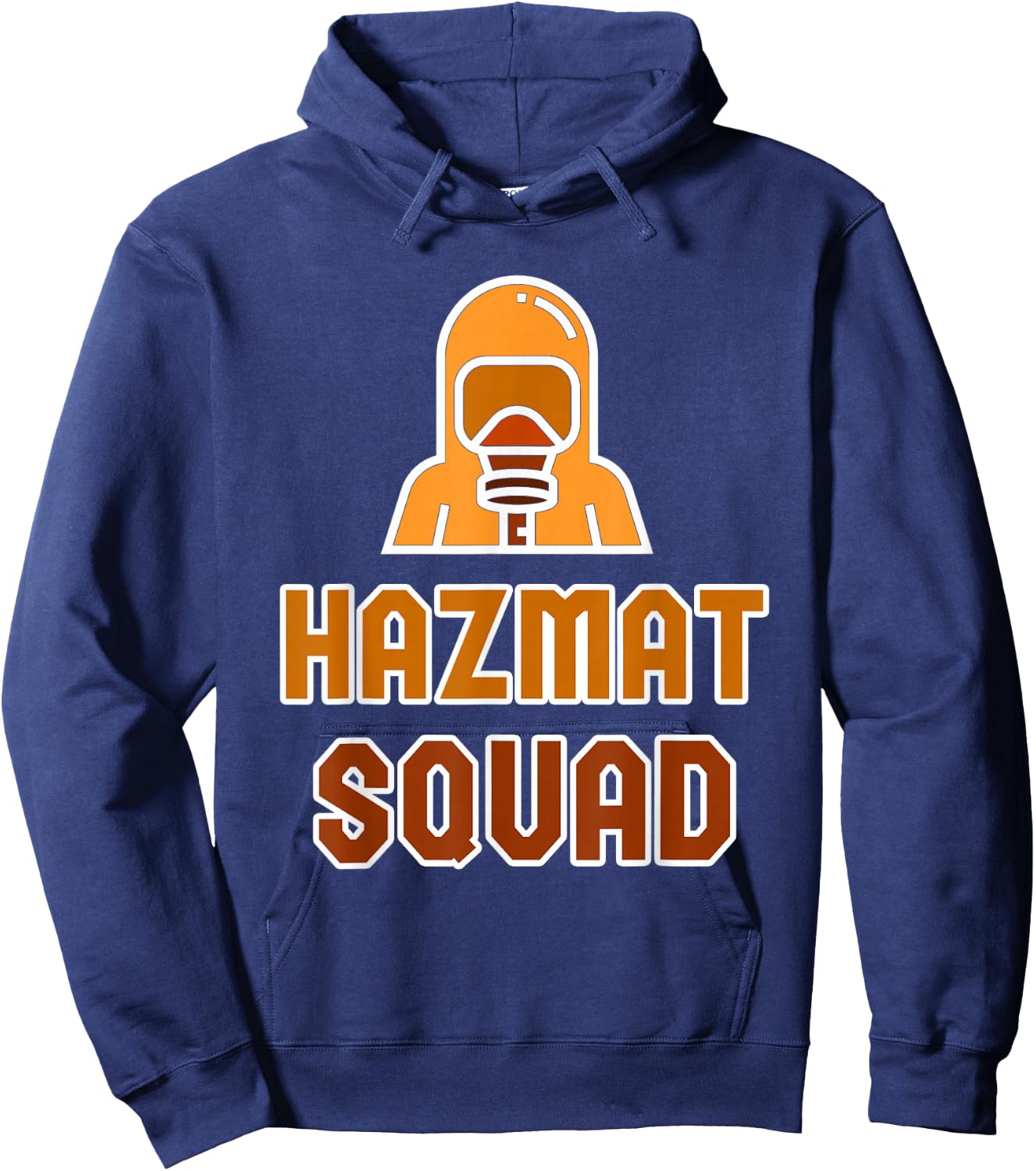 HAZMAT SQUAD Hazardous Material Technician Biohazard Hoodie - Hoodie | Navy
