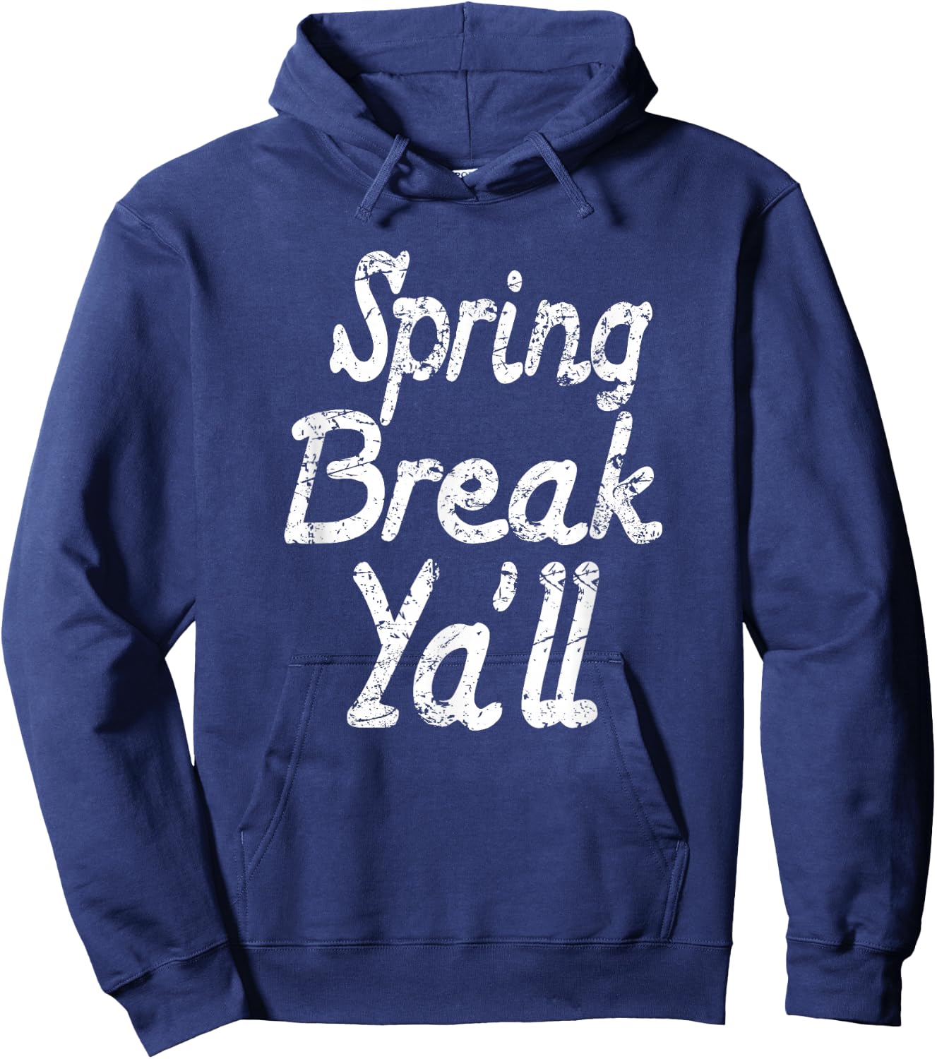 Fun Spring Break Graphic Spring Break Ya'll Teacher Student Hoodie - Hoodie | Navy