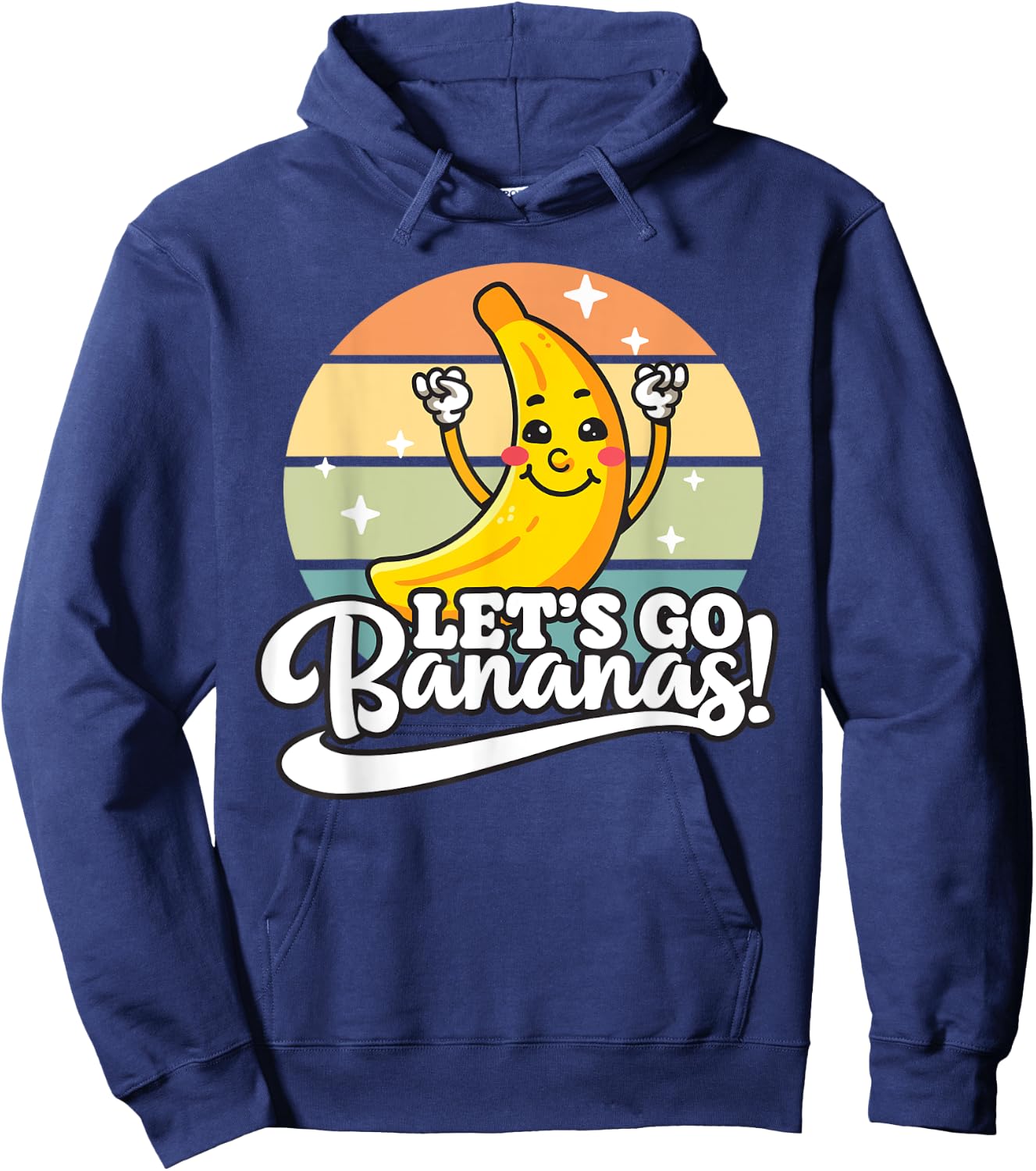 Funny Let’s Go Bananas Hoodie - Hoodie | Navy