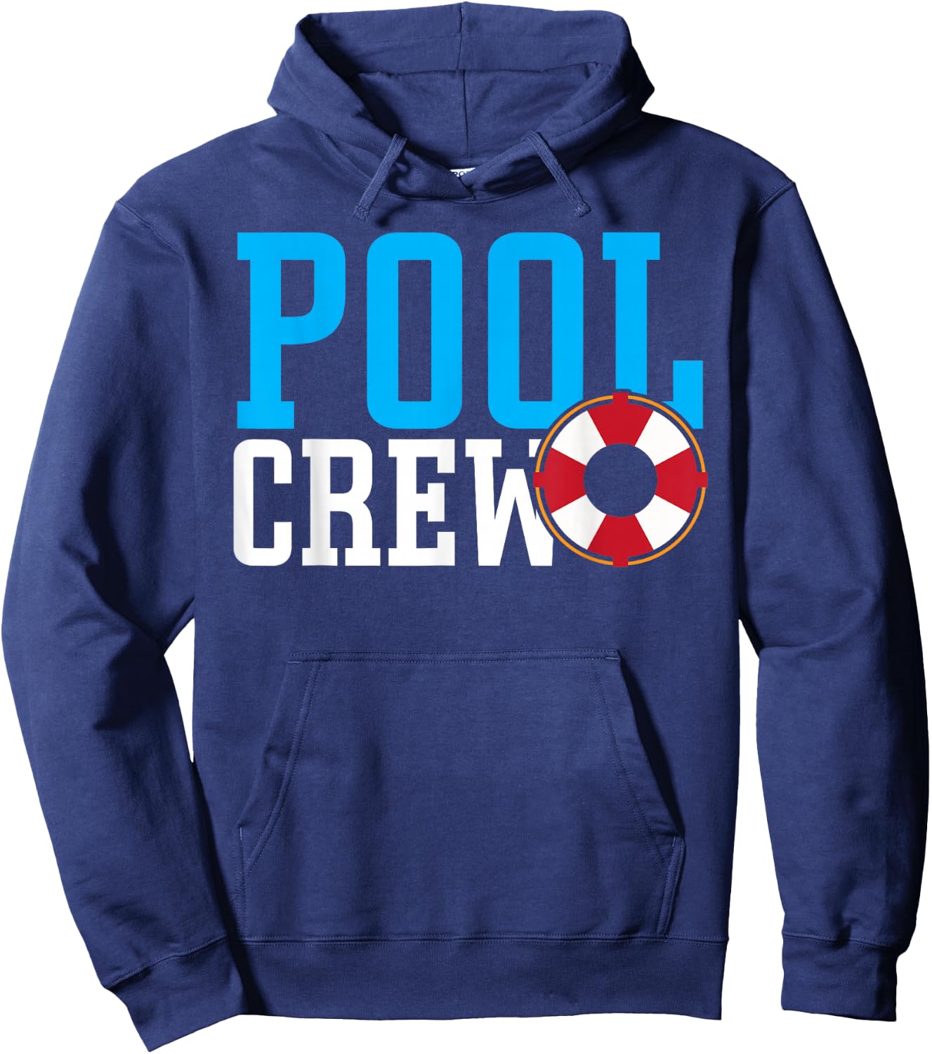 Pool Crew Kids Pool Staff Lifeguard Boys Swimming Pool Hoodie - Hoodie | Navy