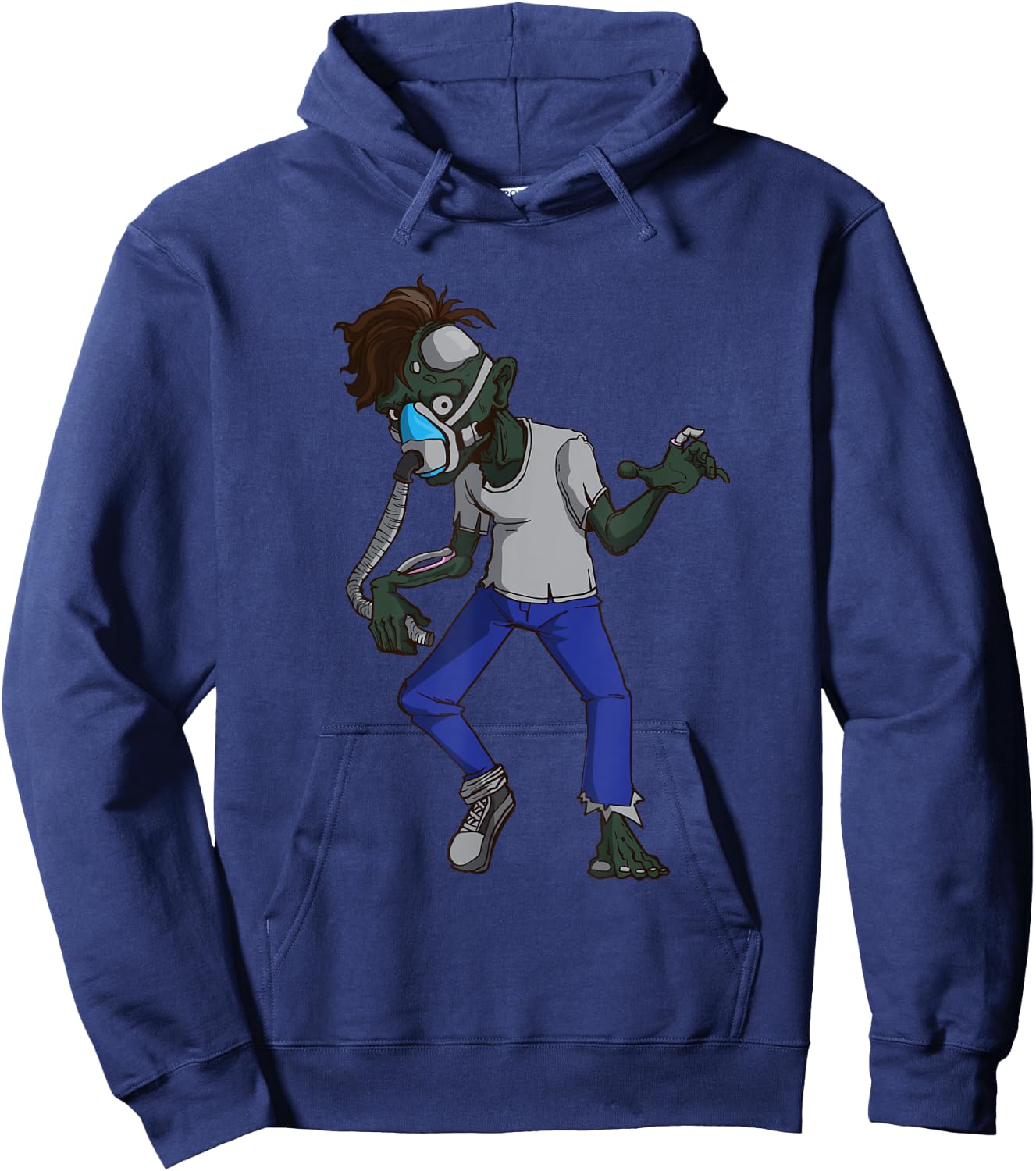 Funny CPAP Zombie Obstructive Sleep Apnea Snoring Hoodie - Hoodie | Navy