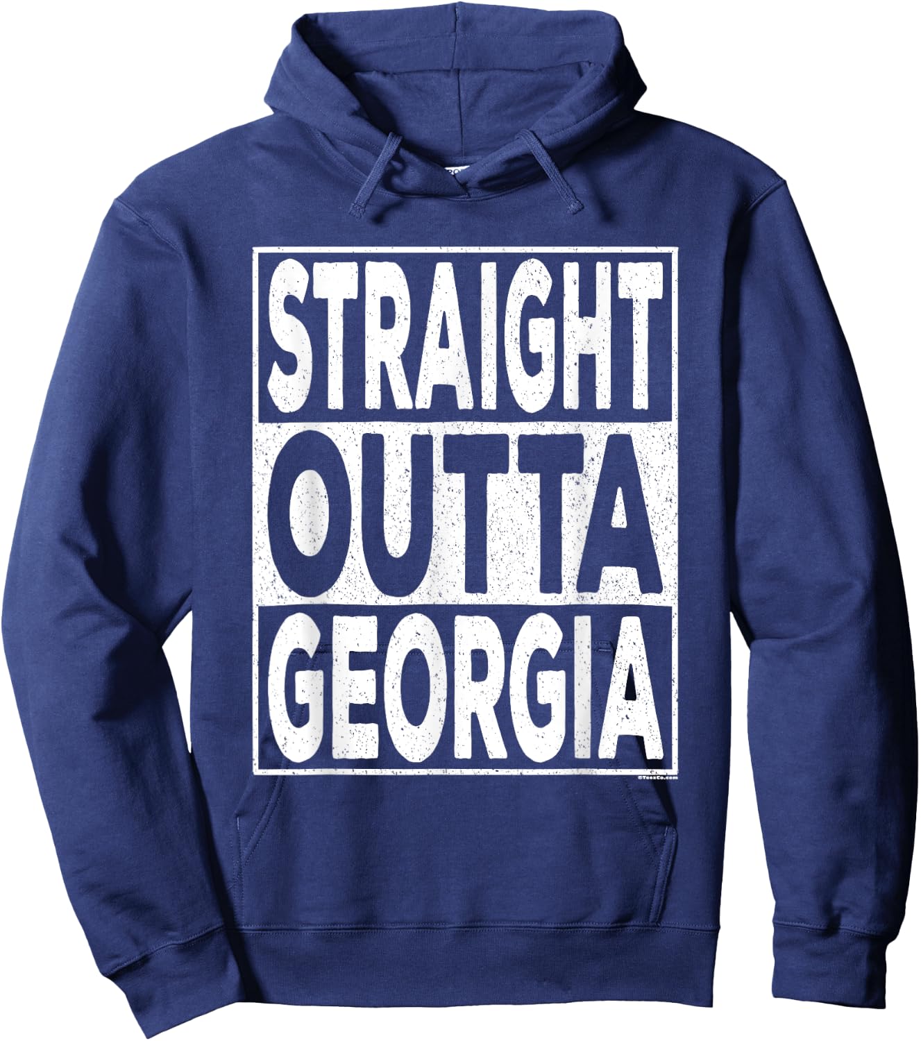 Straight Outta Georgia Hoodie - Hoodie | Navy