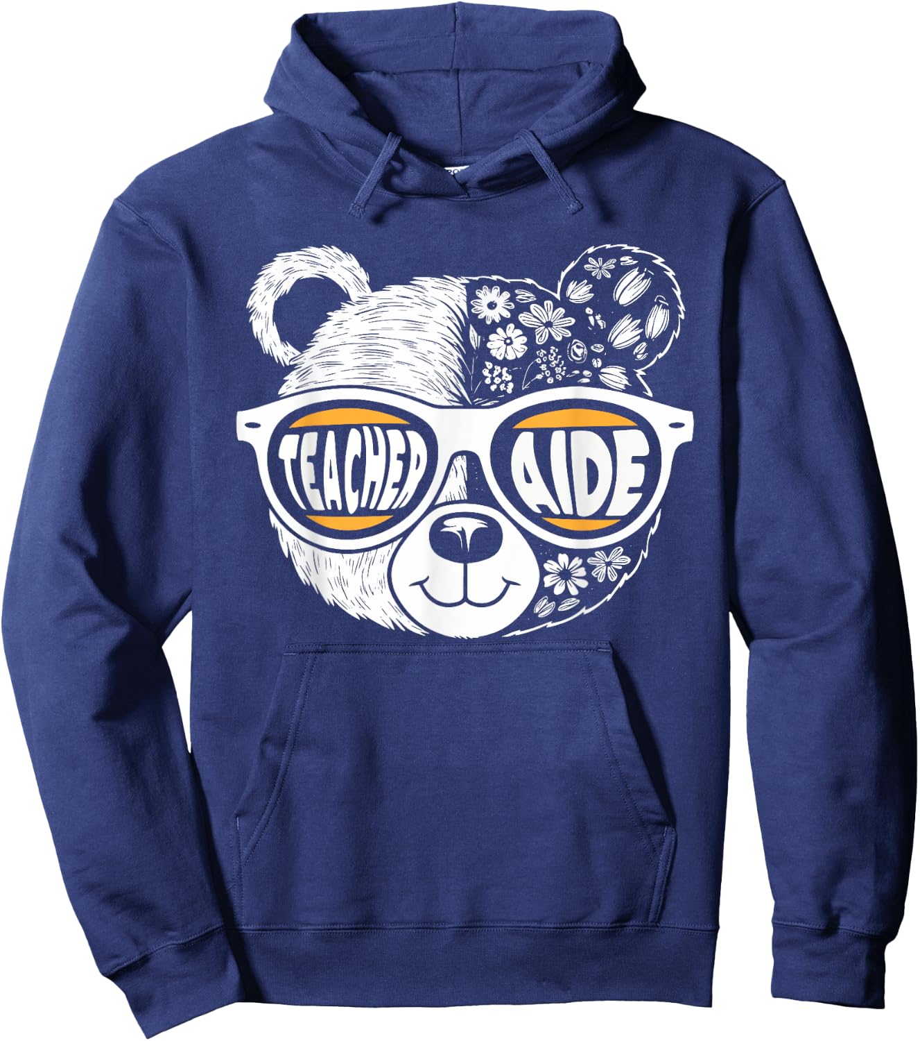 Teacher Aide Substitute Teacher Assistant Back to School Hoodie - Hoodie | Navy