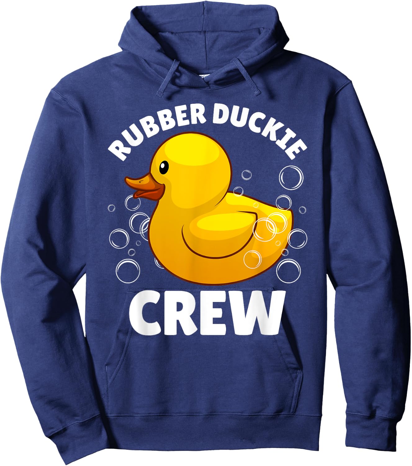 Best Rubber Duck Art Women Kids Rubber Duckie Crew Hoodie - Hoodie | Navy
