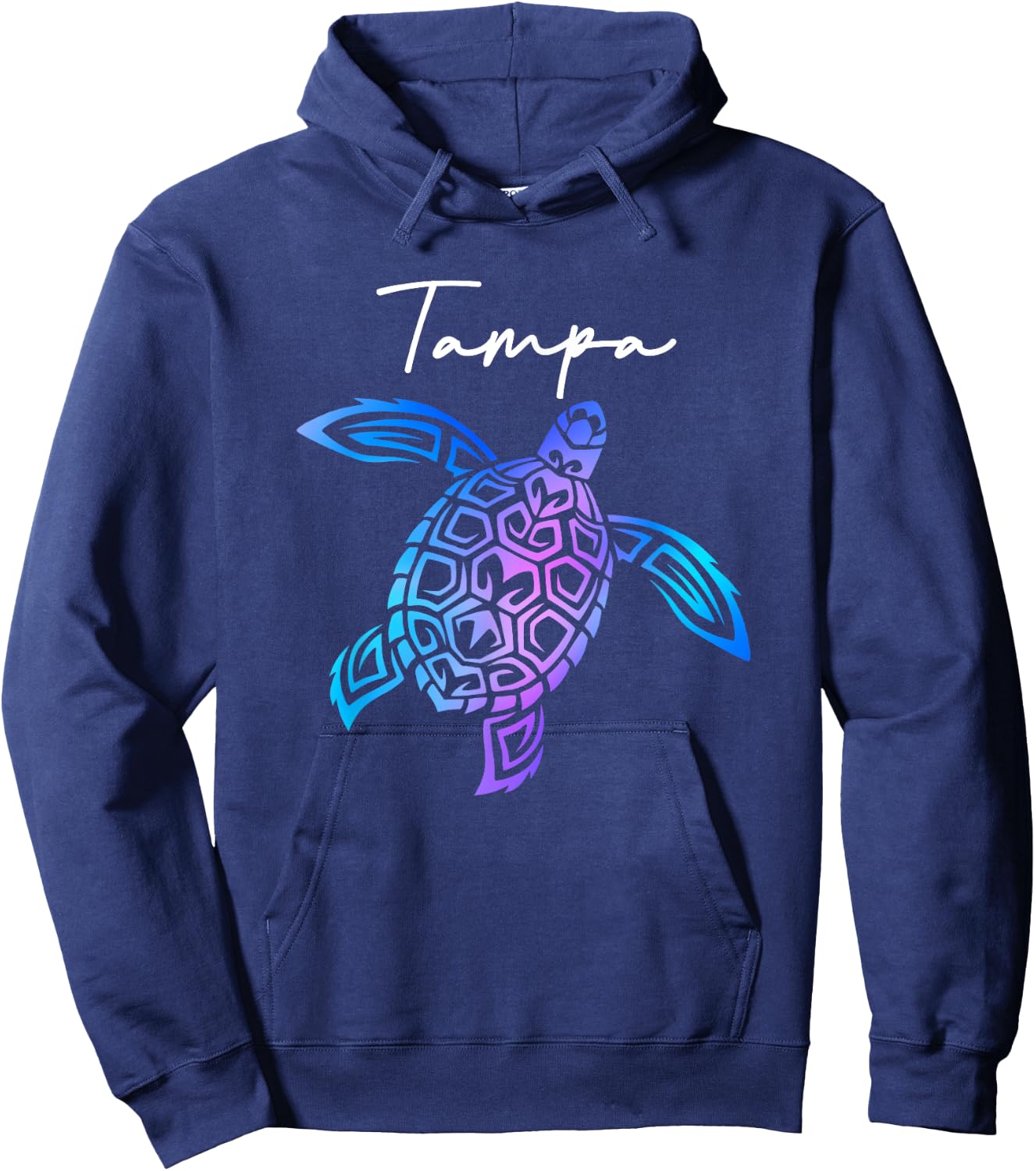 Tampa Bay Florida Sea Turtle Vacation Souvenir Boys Girls Hoodie - Hoodie | Navy