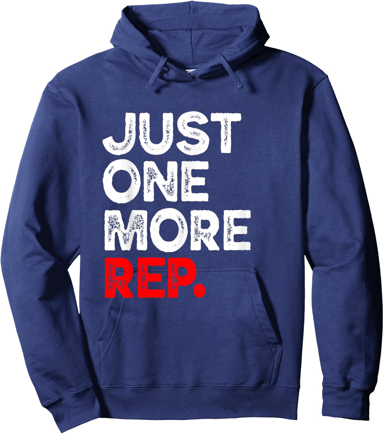 Just one more Rep Bruh Funny Gym Training Workout Hoodie - Hoodie | Navy