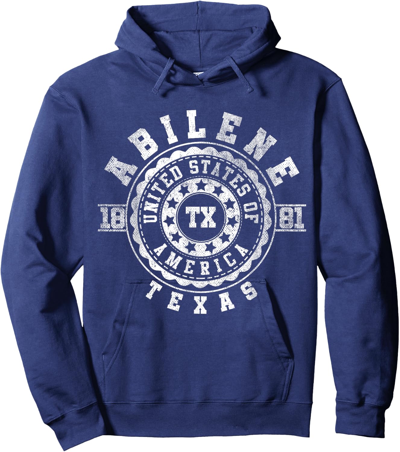 Abilene TX | Texas | Vintage City Apparels Hoodie - Hoodie | Navy