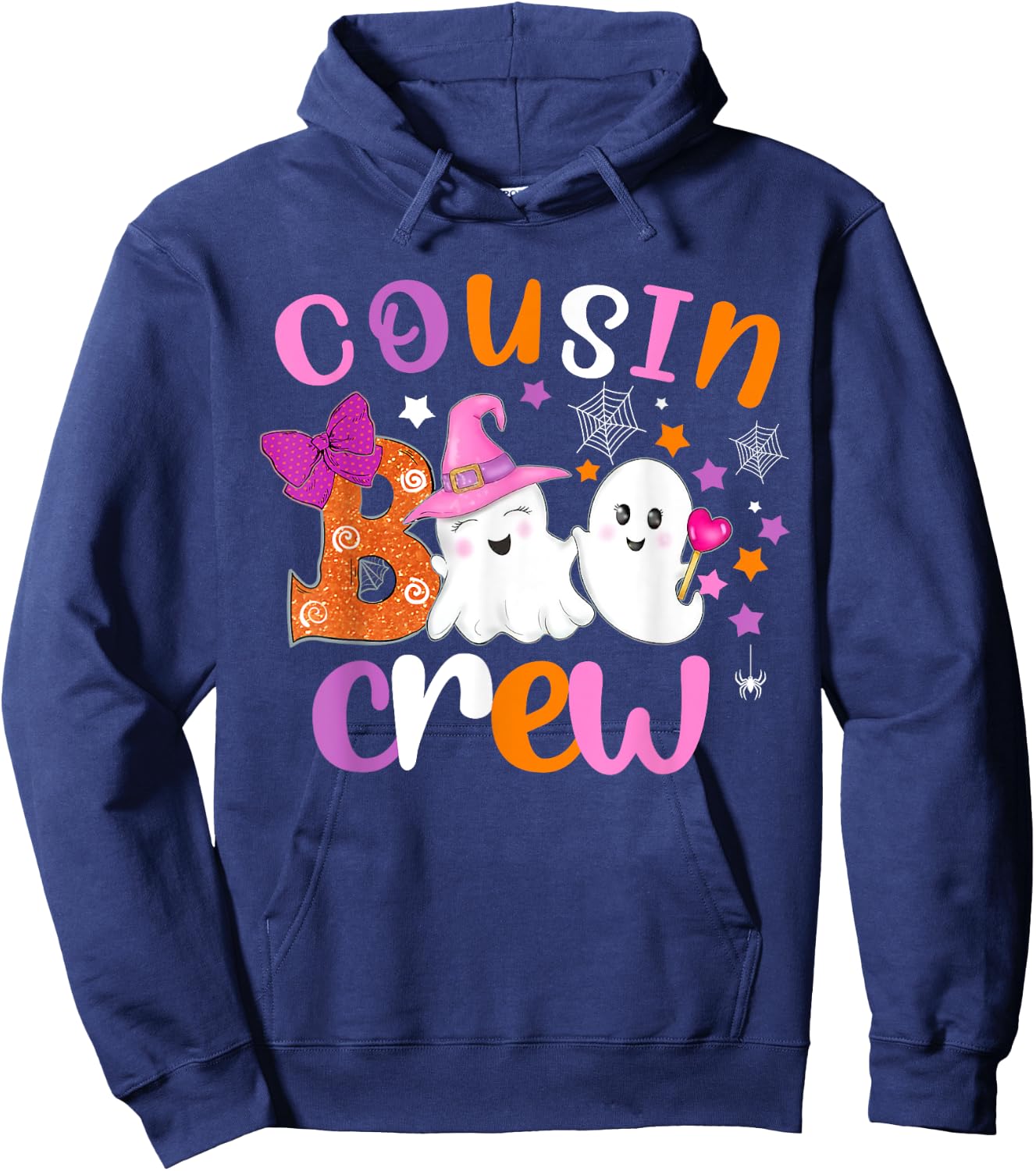 Cousin Boo crew Halloween matching shirts Halloween cousin Hoodie - Hoodie | Navy