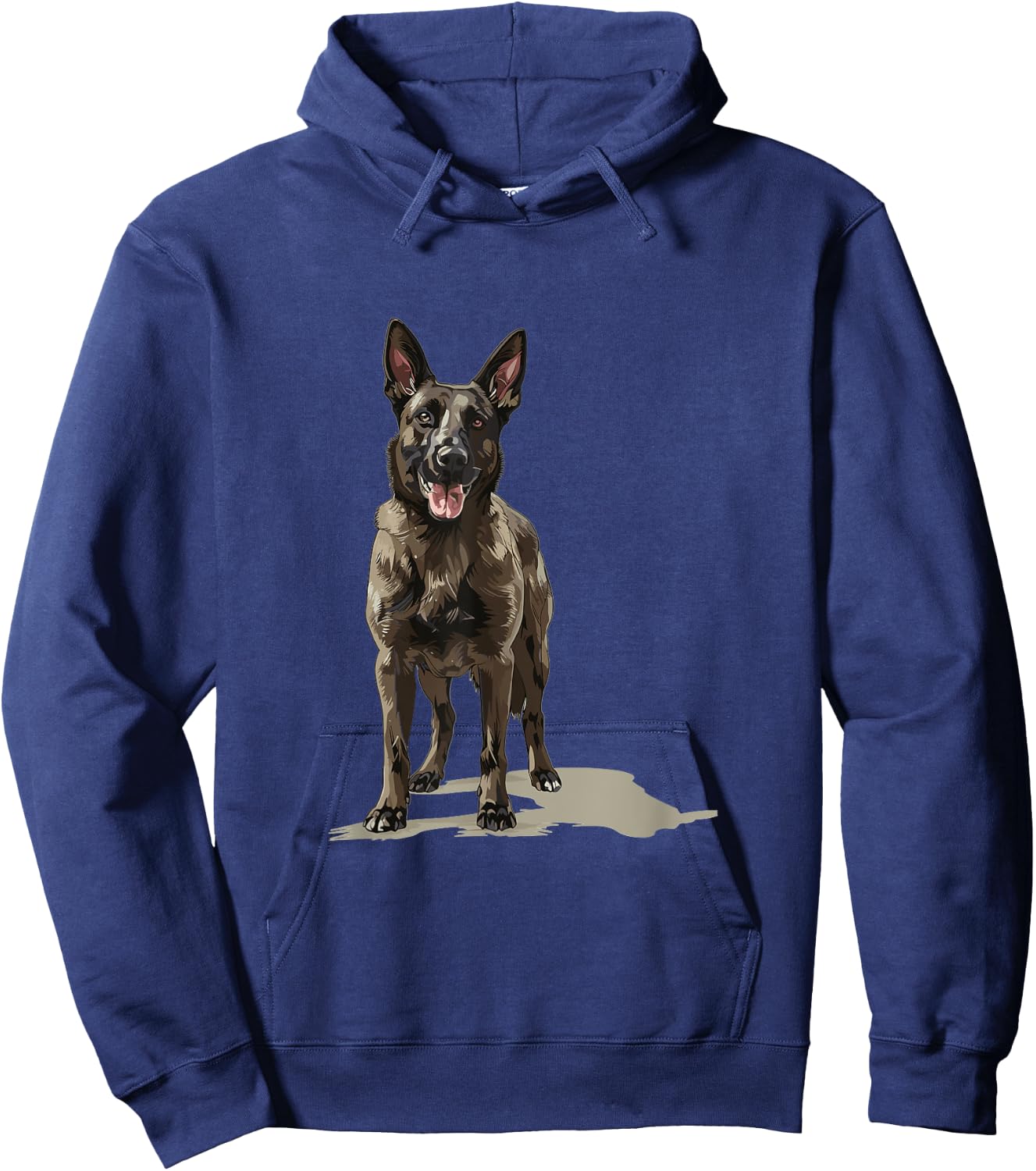 Dutch Shepherd Dog Breed Graphic Hoodie - Hoodie | Navy
