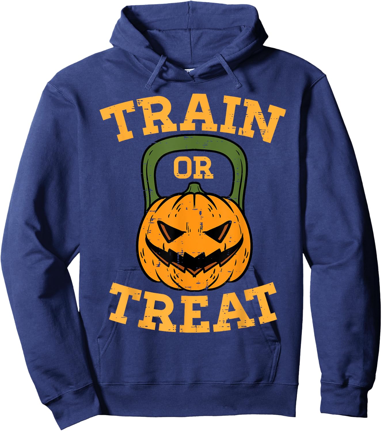 Halloween Gym Train or Treat Workout Costume Men Women Kids Hoodie - Hoodie | Navy