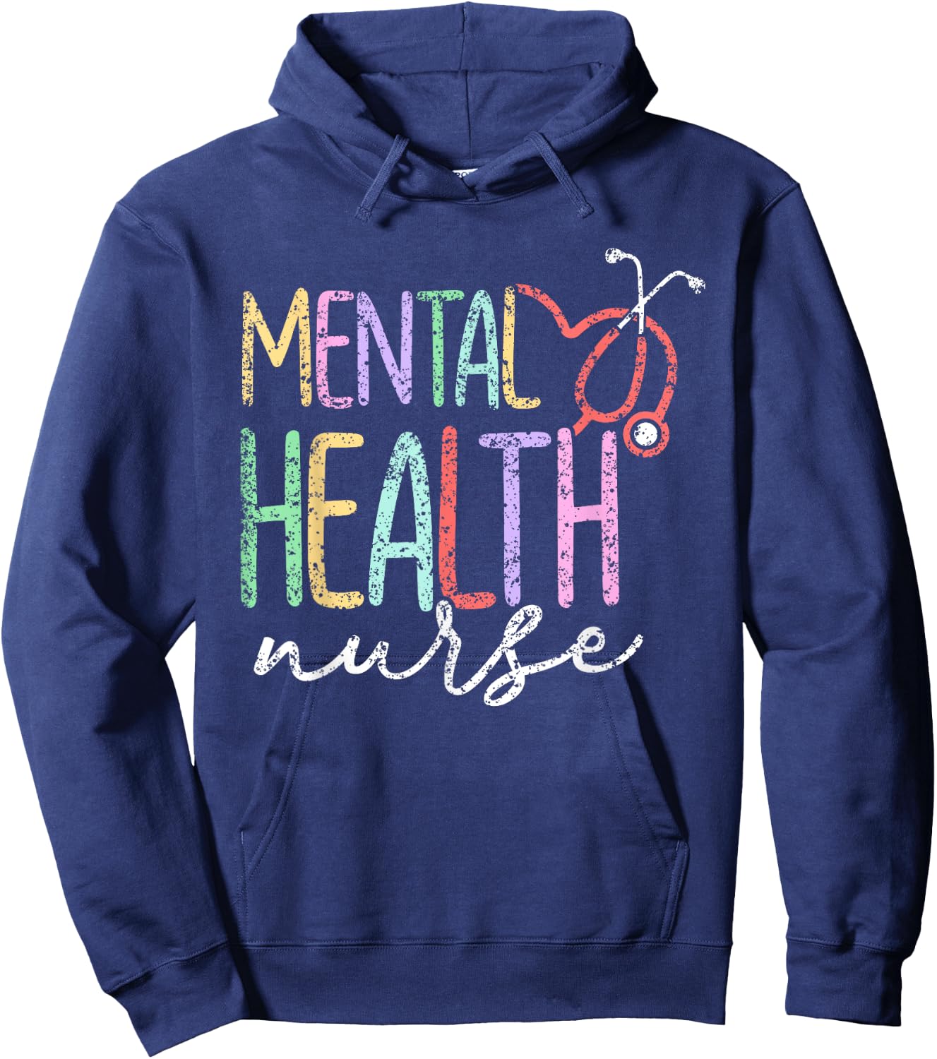 Psychiatric Nurse Psych Nurse Mental Health Women's Classic Fit Black Short Sleeve - Small Hoodie - Hoodie | Navy