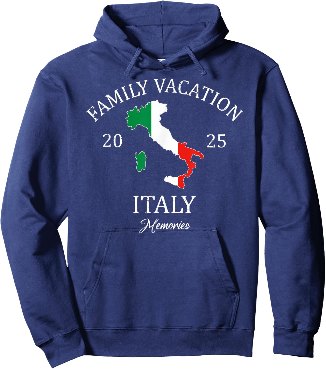 Family Vacation Italy 2025 | Family Travel Squad Hoodie - Hoodie | Navy
