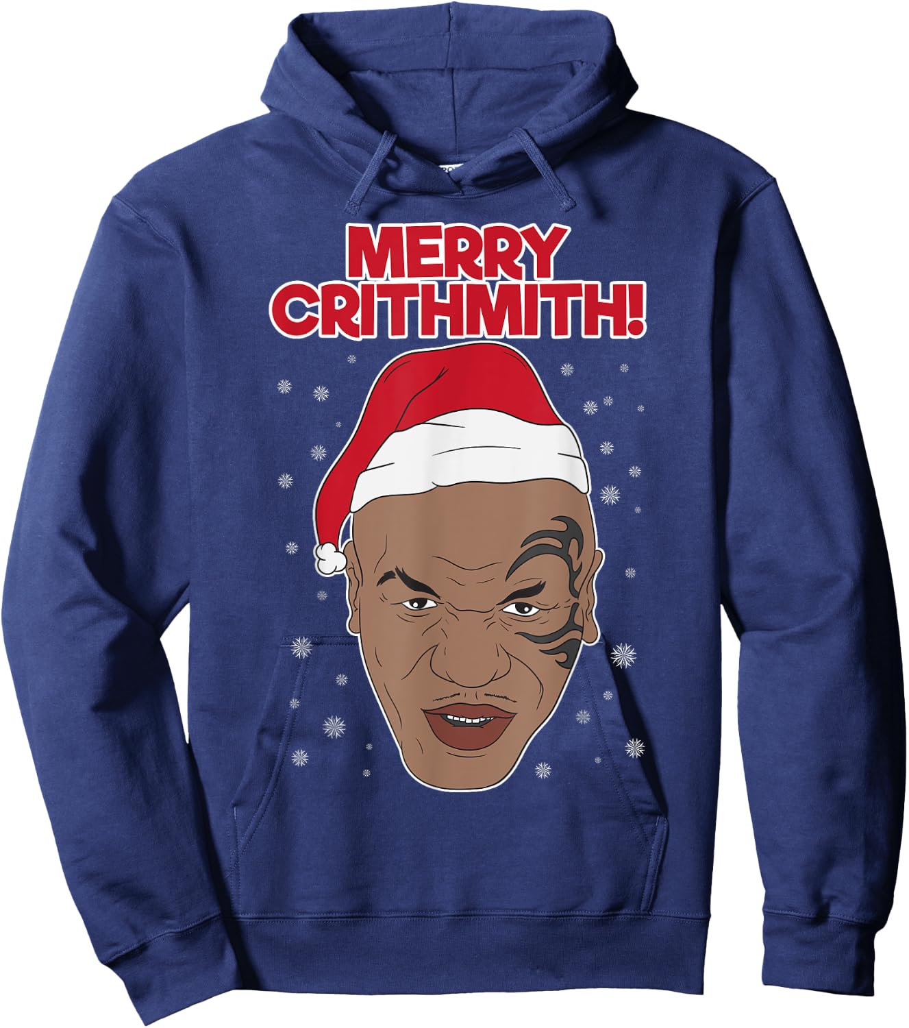 Funny Merry Chrithmith Tyson Merry Christmas Hoodie - Hoodie | Navy