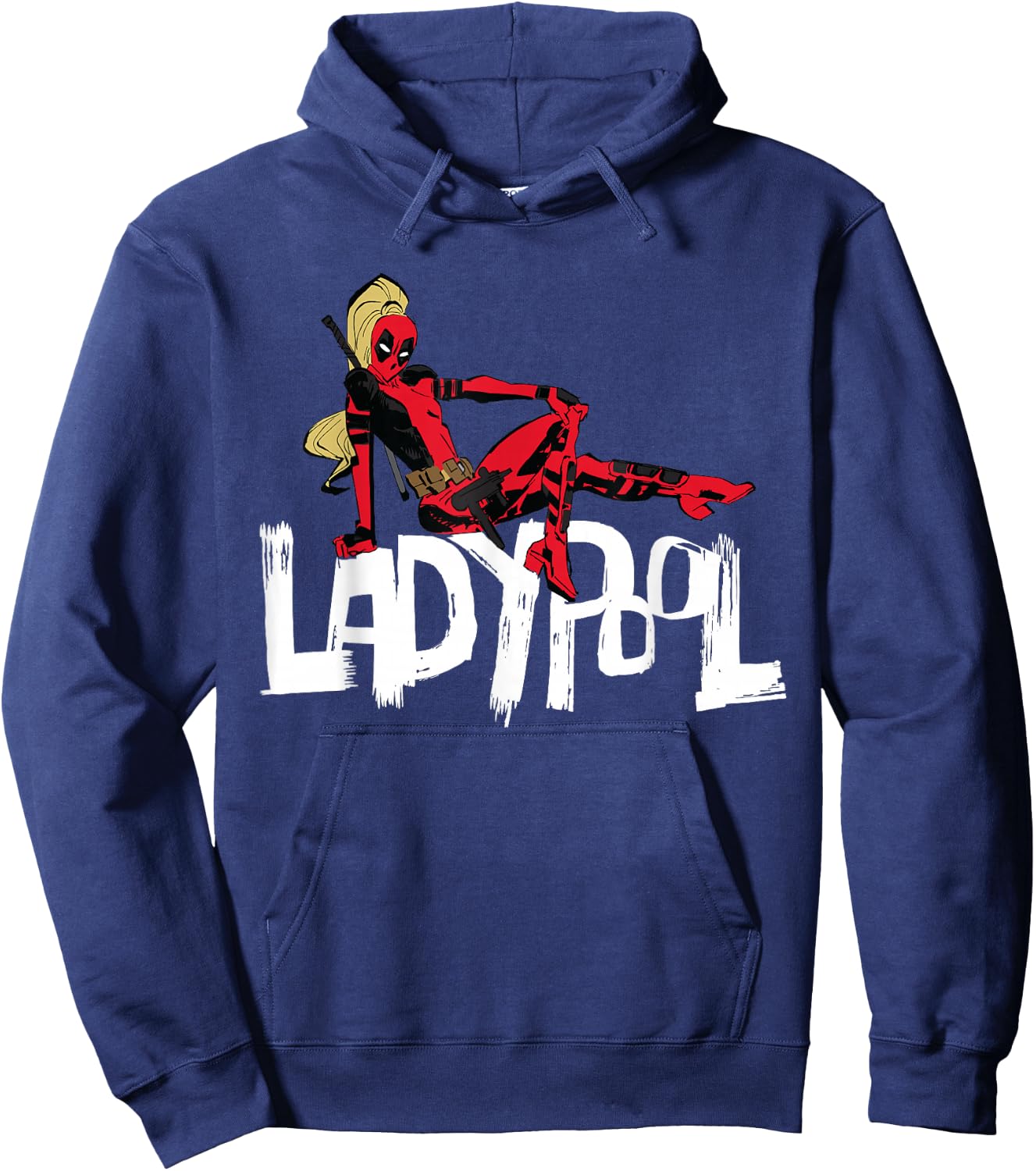Marvel Studios Deadpool & Wolverine Ladypool Toony Art Hoodie - Hoodie | Navy