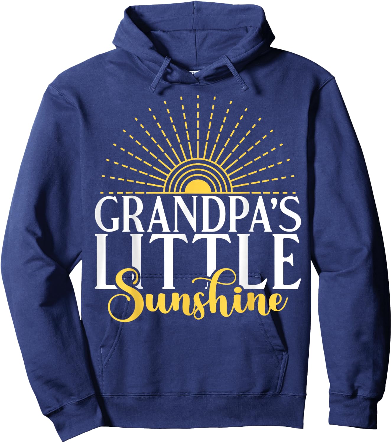 Grandpas little Sunshine Grandson Hoodie - Hoodie | Navy