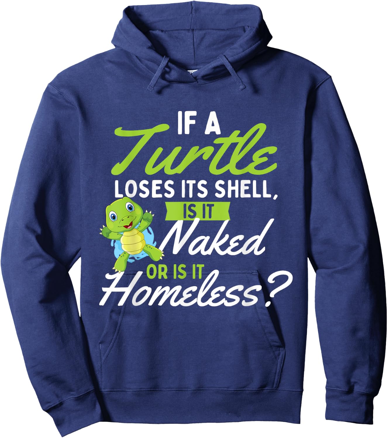 If A Turtle Loses - Wildlife Cute Tortoise Beach Women Hoodie - Hoodie | Navy