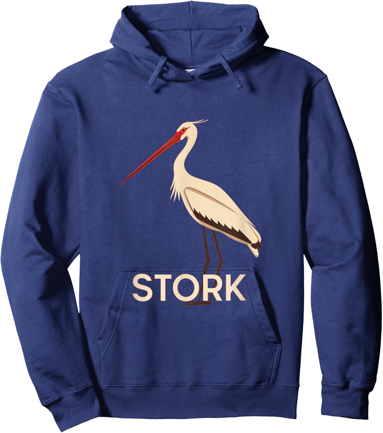 Pretty Stork Animal Costume for Birds and Stork Lovers Hoodie - Hoodie | Navy
