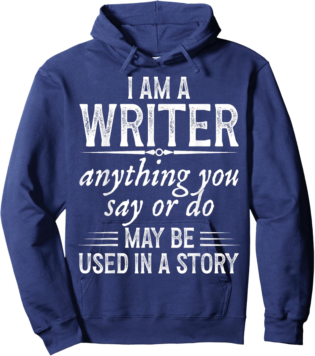 Writer Men Author Journalist Poetry Poem Writers Hoodie - Hoodie | Navy
