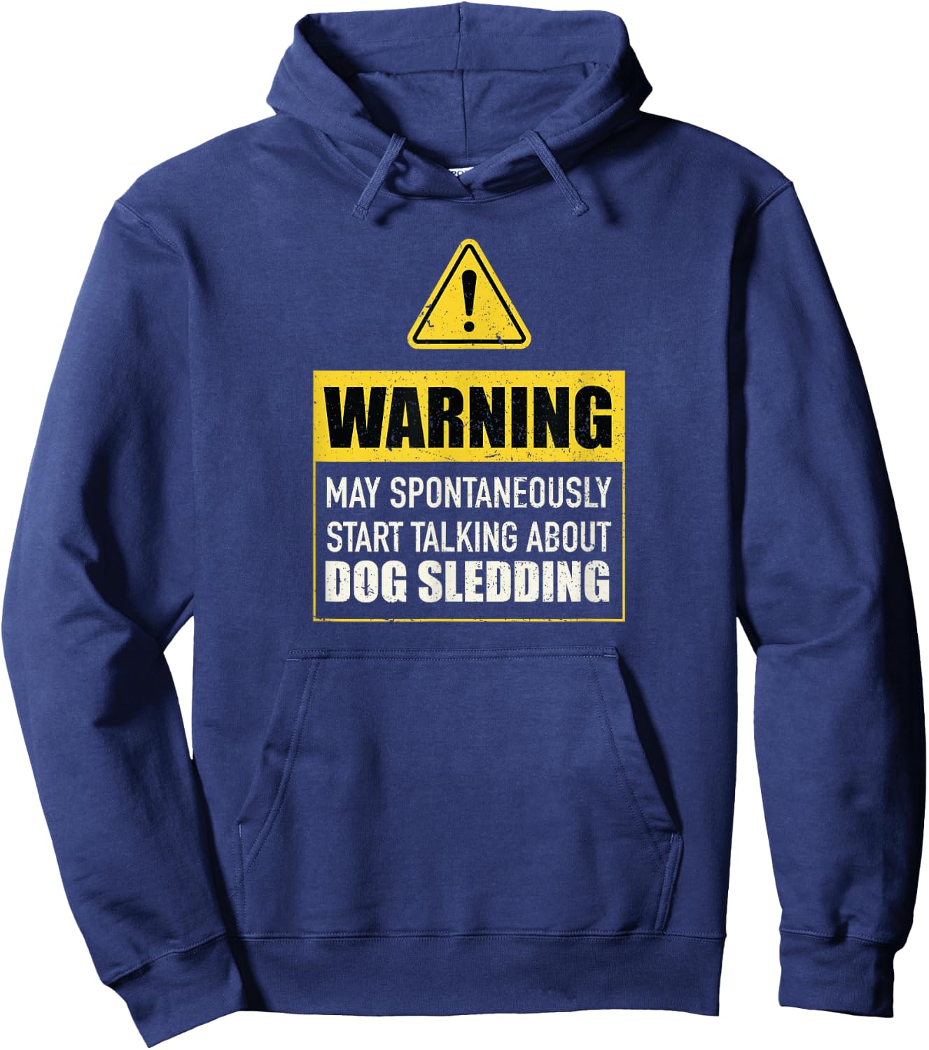 Dog Sledding - Sled Dog Musher Hoodie - Hoodie | Navy