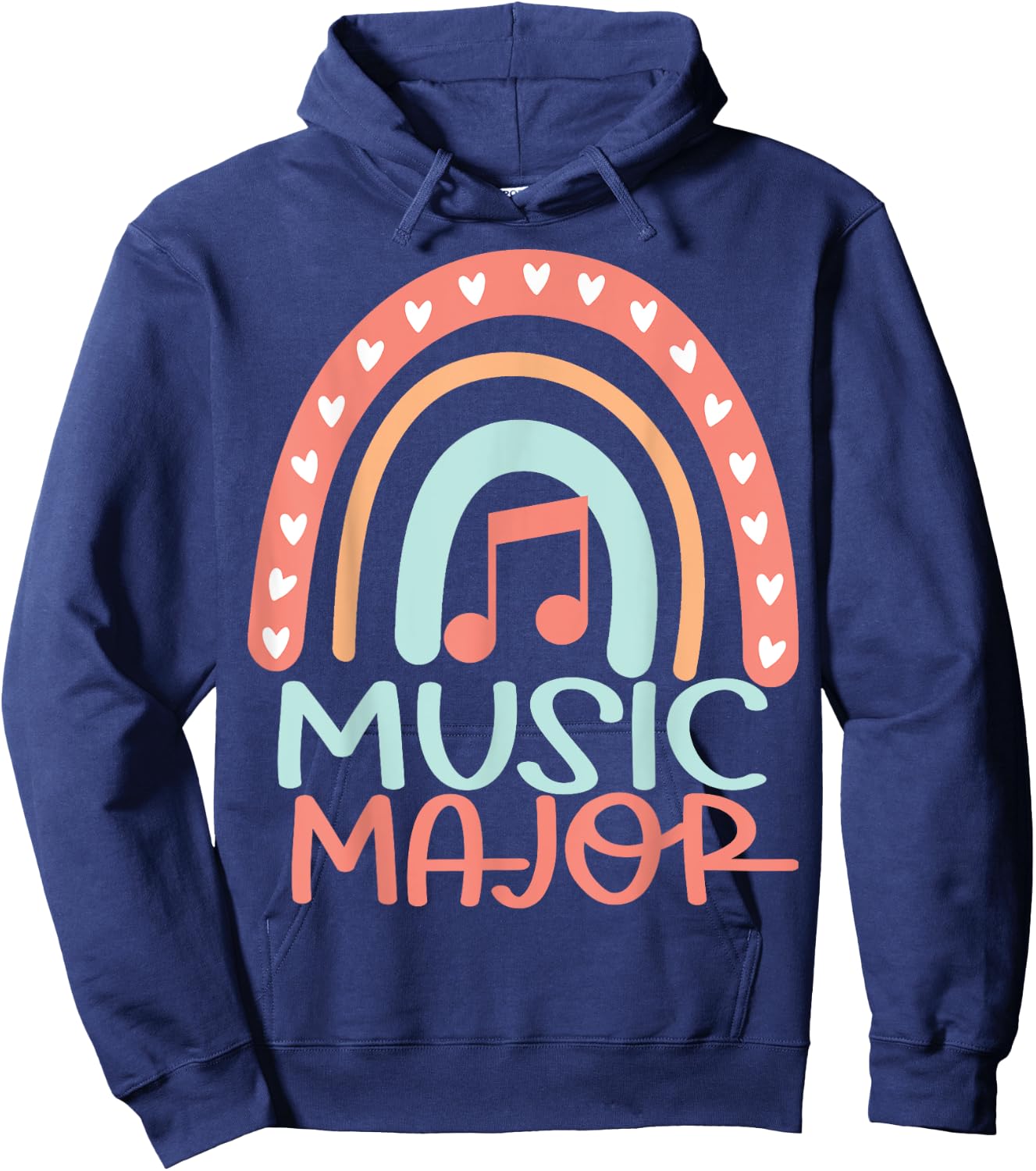 Music Major College Hoodie - Hoodie | Navy