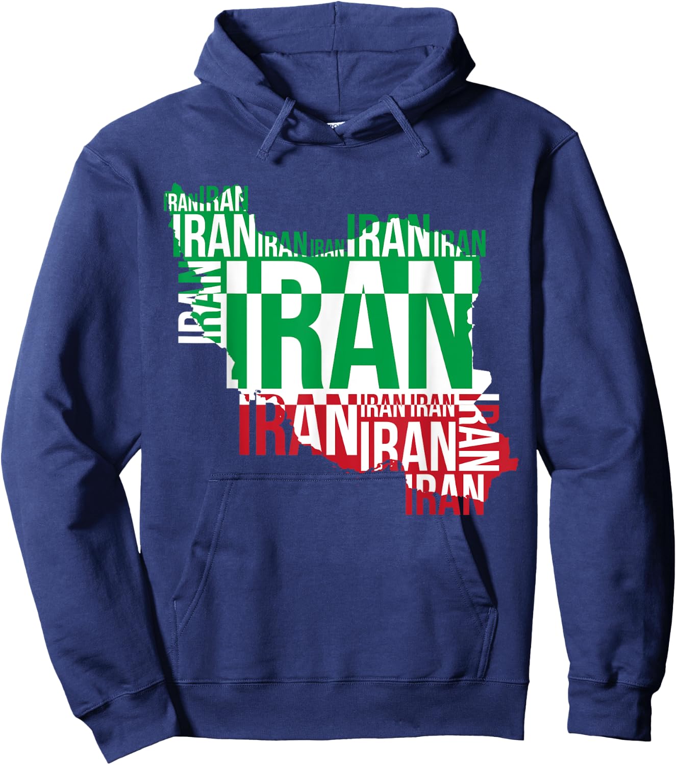 Iran Soccer Iranian Football National Team 2021 Europe Hoodie - Hoodie | Navy