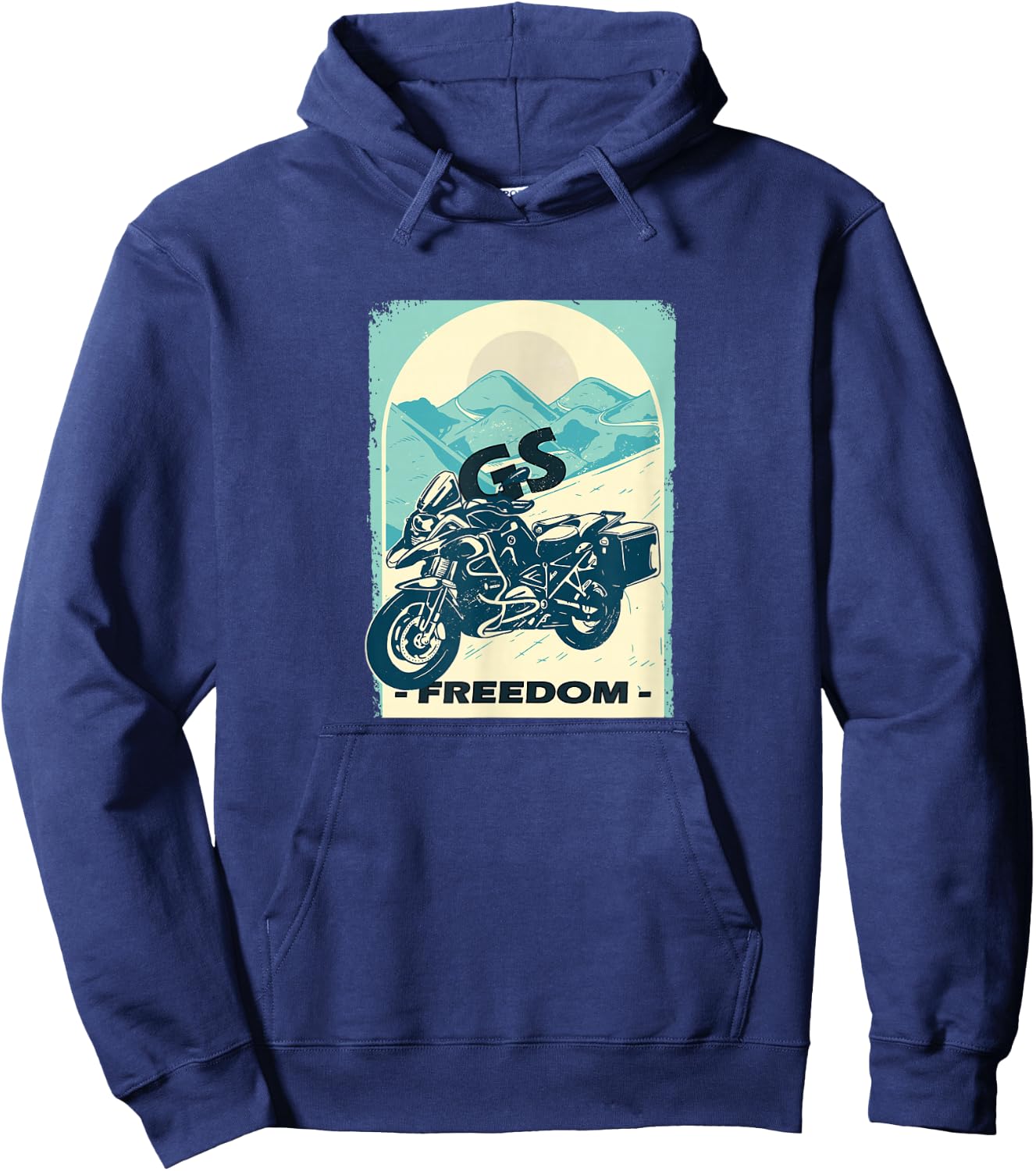 GS Motorcycle - R1200GS Enduro Biker Motorcycle GS Gift Hoodie - Hoodie | Navy