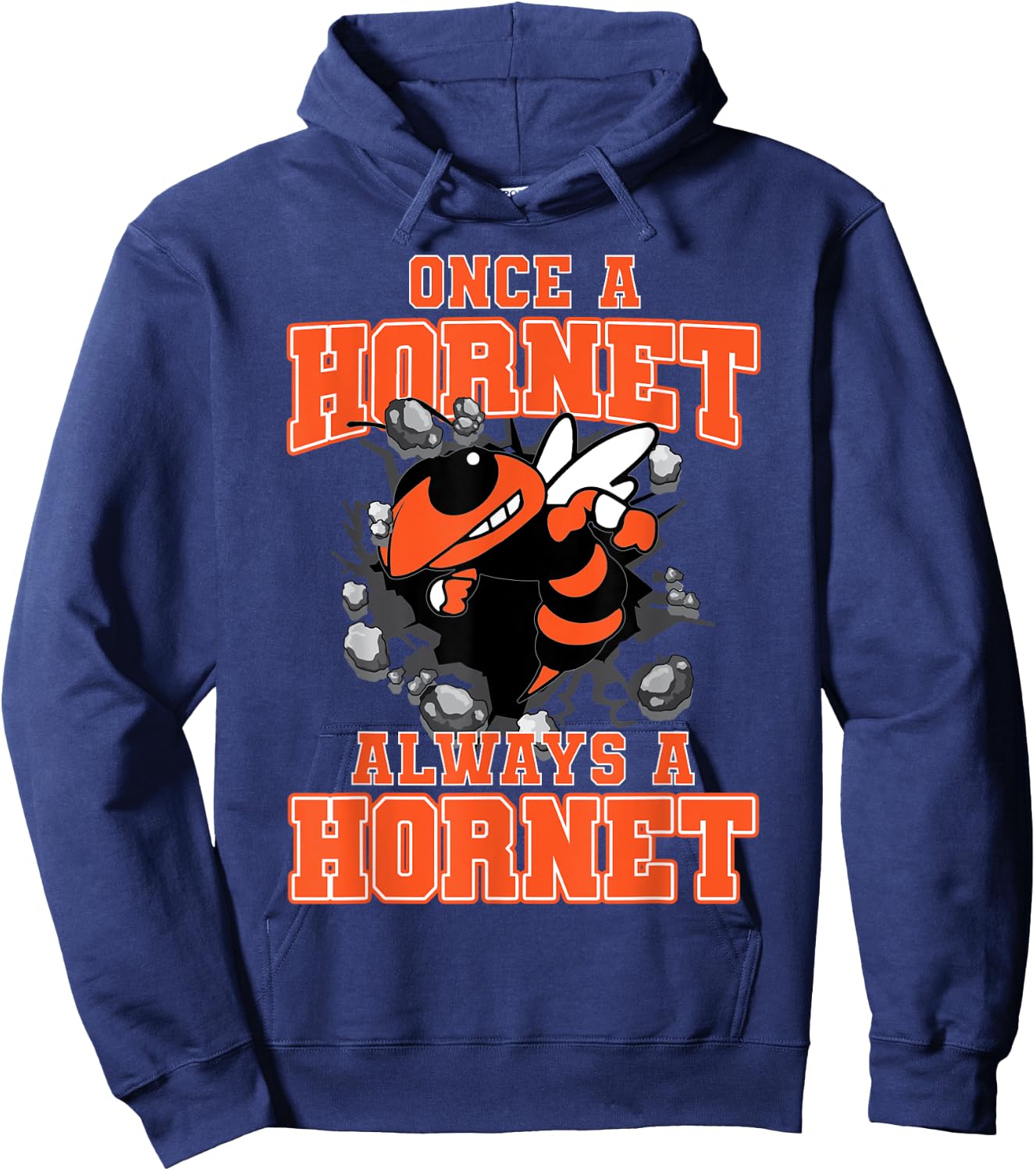 Once A Hornet Always A Hornet Back To School Spirit O Hoodie - Hoodie | Navy