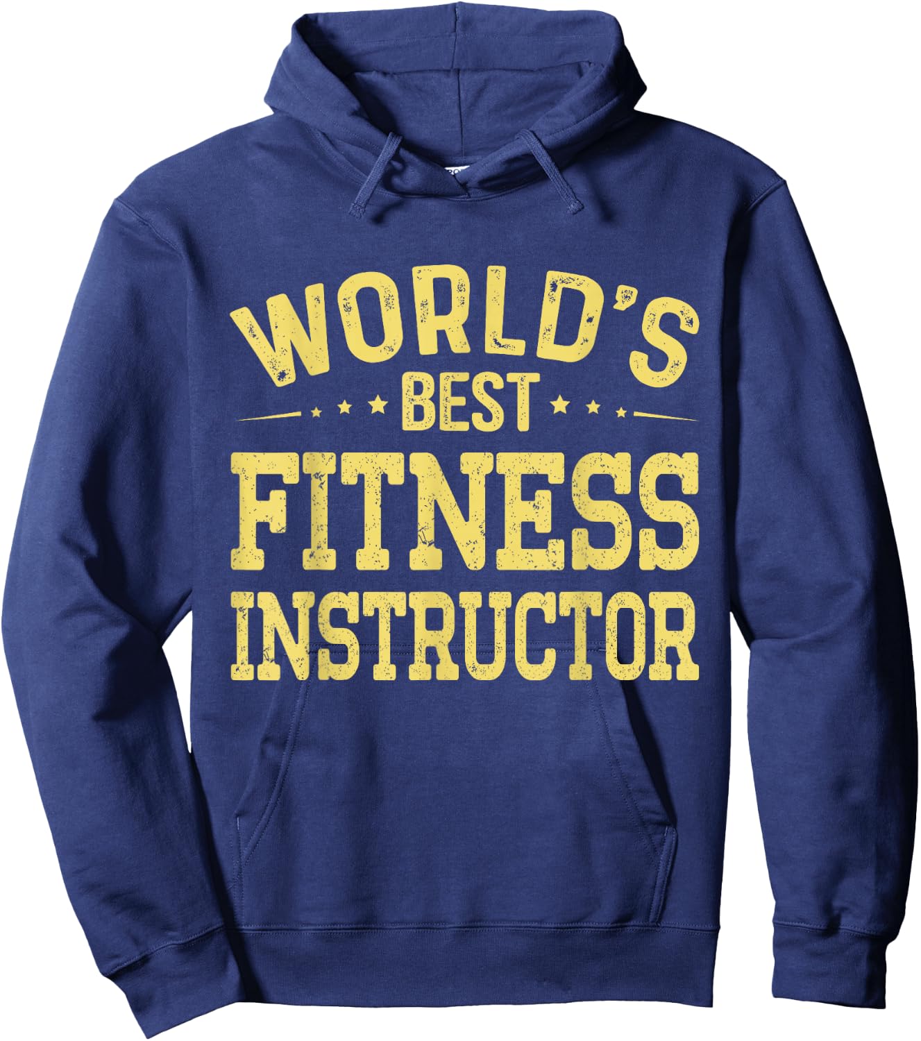World's Best Fitness Instructor Job Title Fitness Instructor Hoodie - Hoodie | Navy