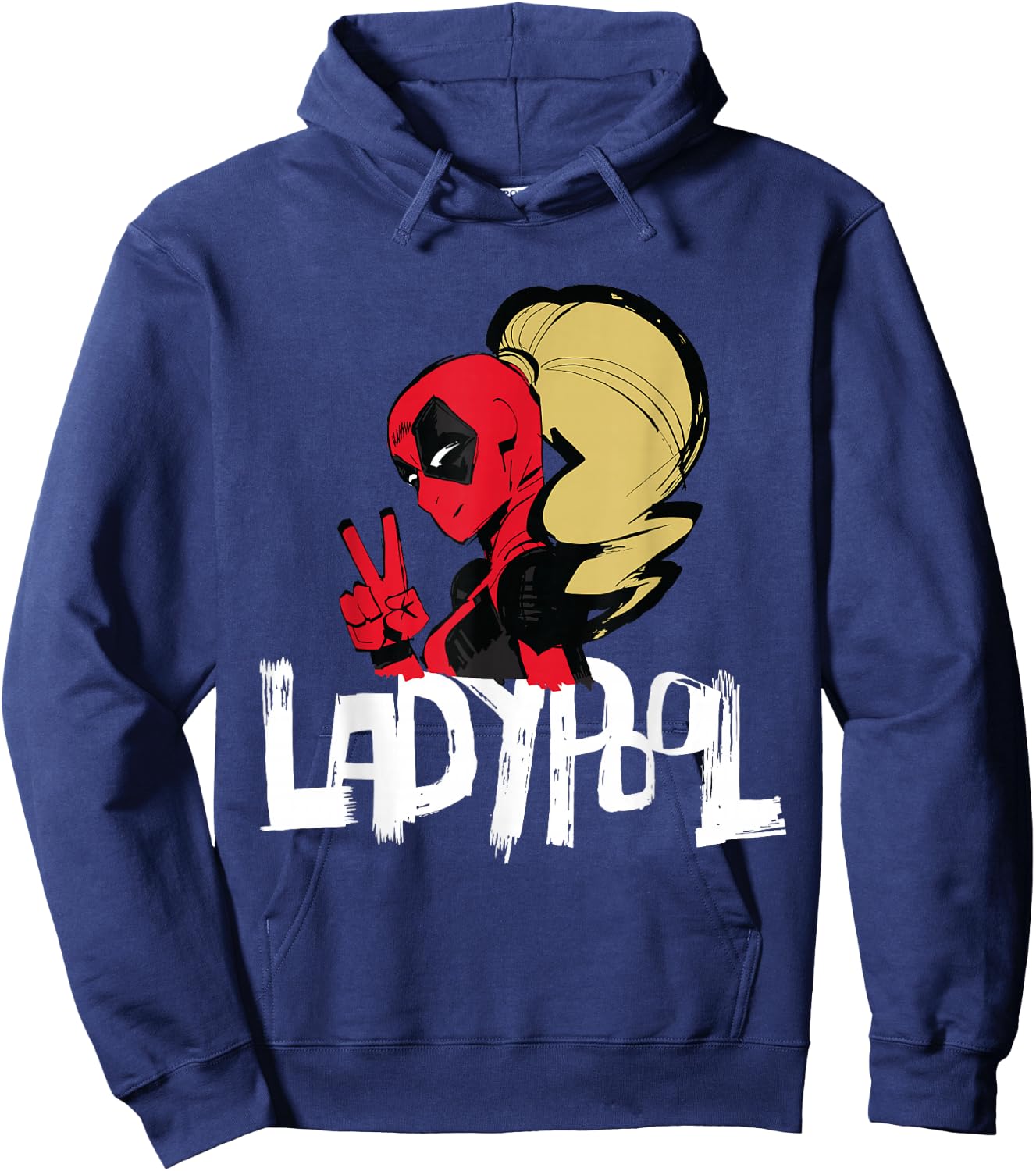 Marvel Studios Deadpool & Wolverine Ladypool Victory Name Hoodie - Hoodie | Navy