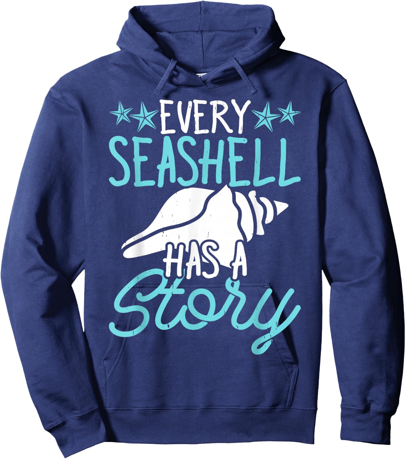 Every Seashell Has A Story Hoodie - Hoodie | Navy