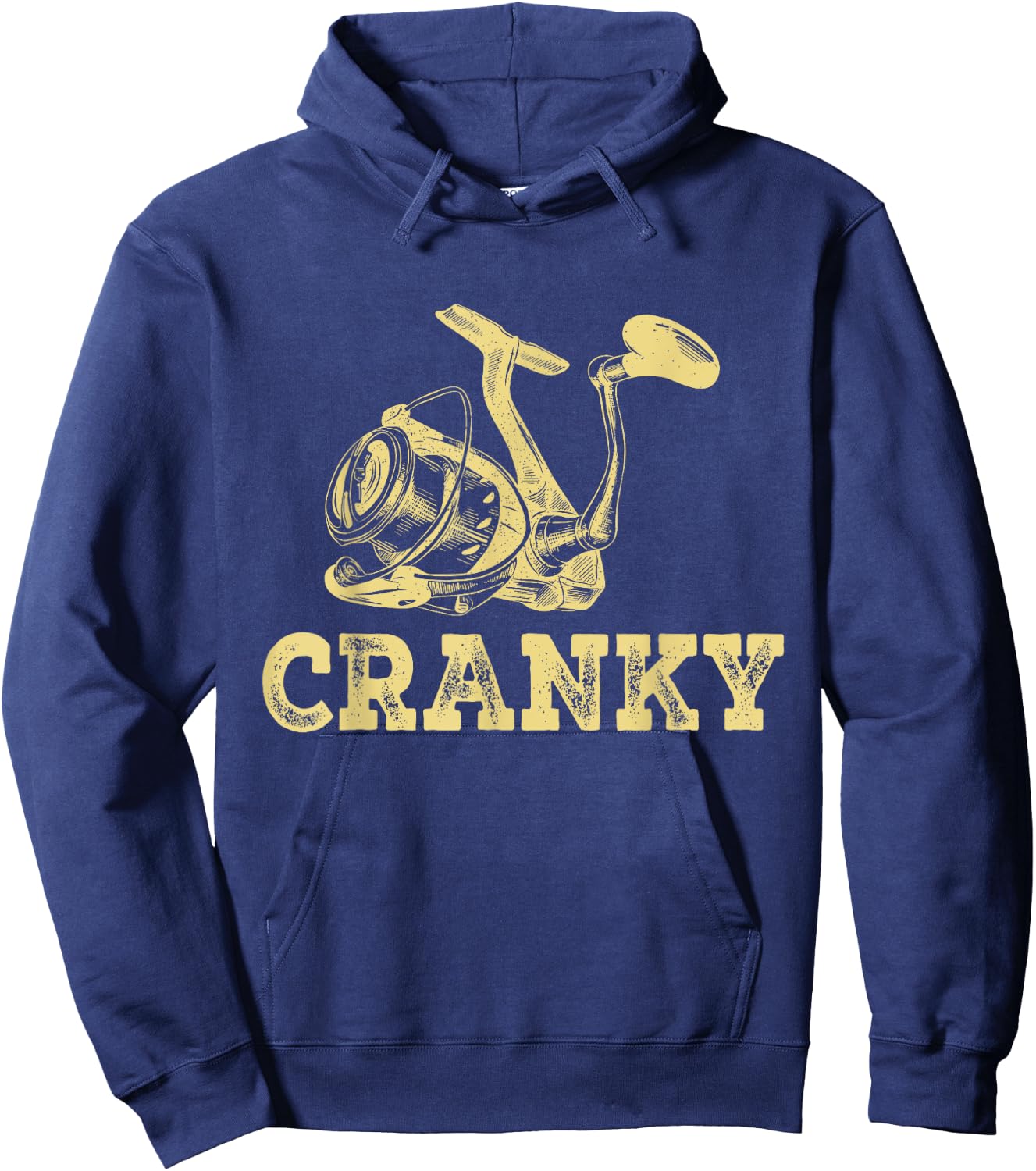 Funny Cranky Fishing Lovers Gifts Idea Boys Women Hoodie - Hoodie | Navy