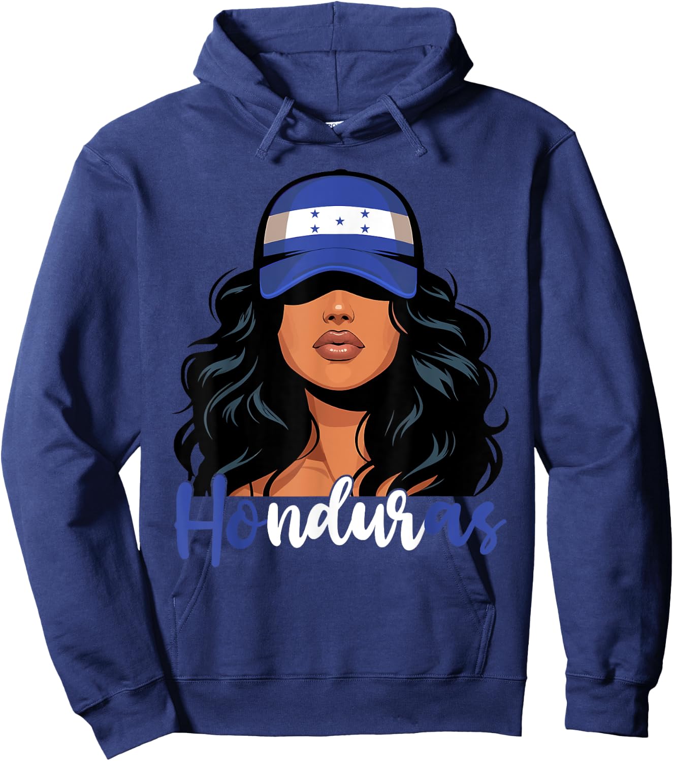 Honduran Girl Honduras Flag Proud Hondureña Women Hoodie - Hoodie | Navy