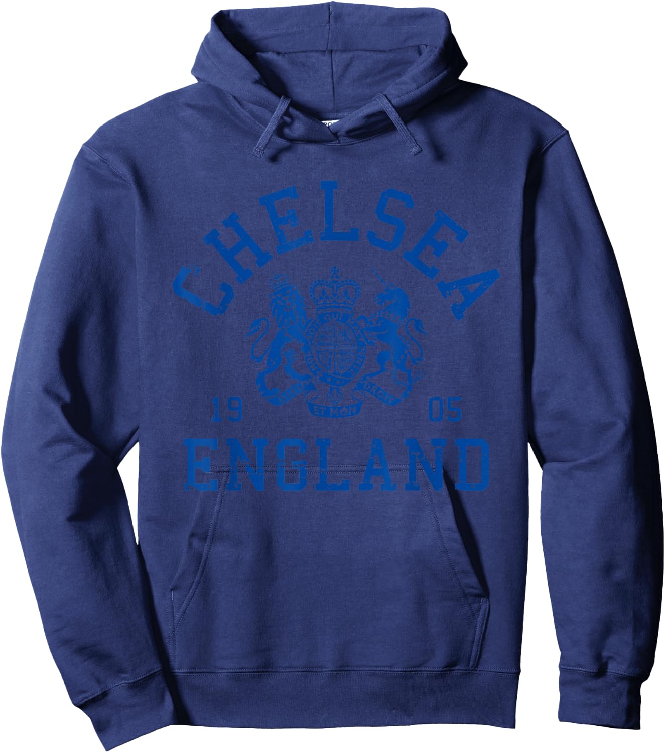 Chelsea Town of West London, England UK Hoodie - Hoodie | Navy