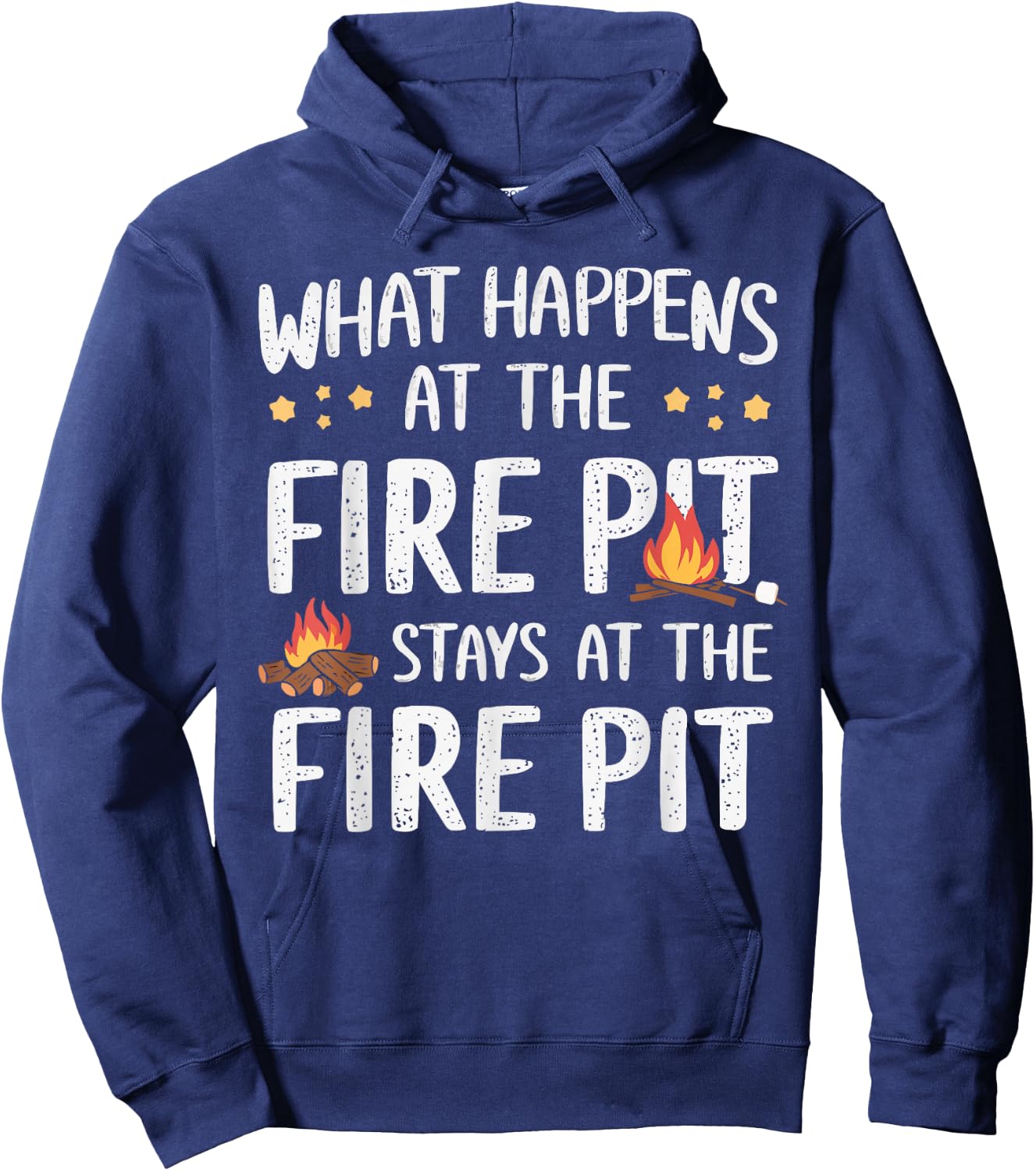 Firepit Outdoor Camp Fire Pit Camping Campfire Hoodie - Hoodie | Navy