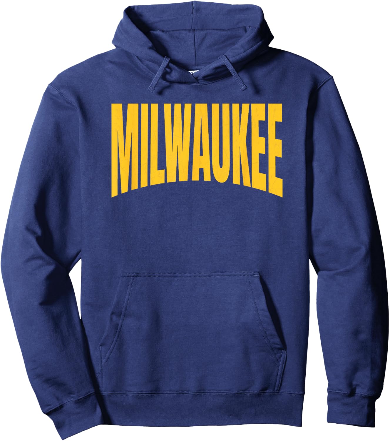 Basic Milwaukee Yellow Blue Traditional Milwaukee Classic Hoodie - Hoodie | Navy