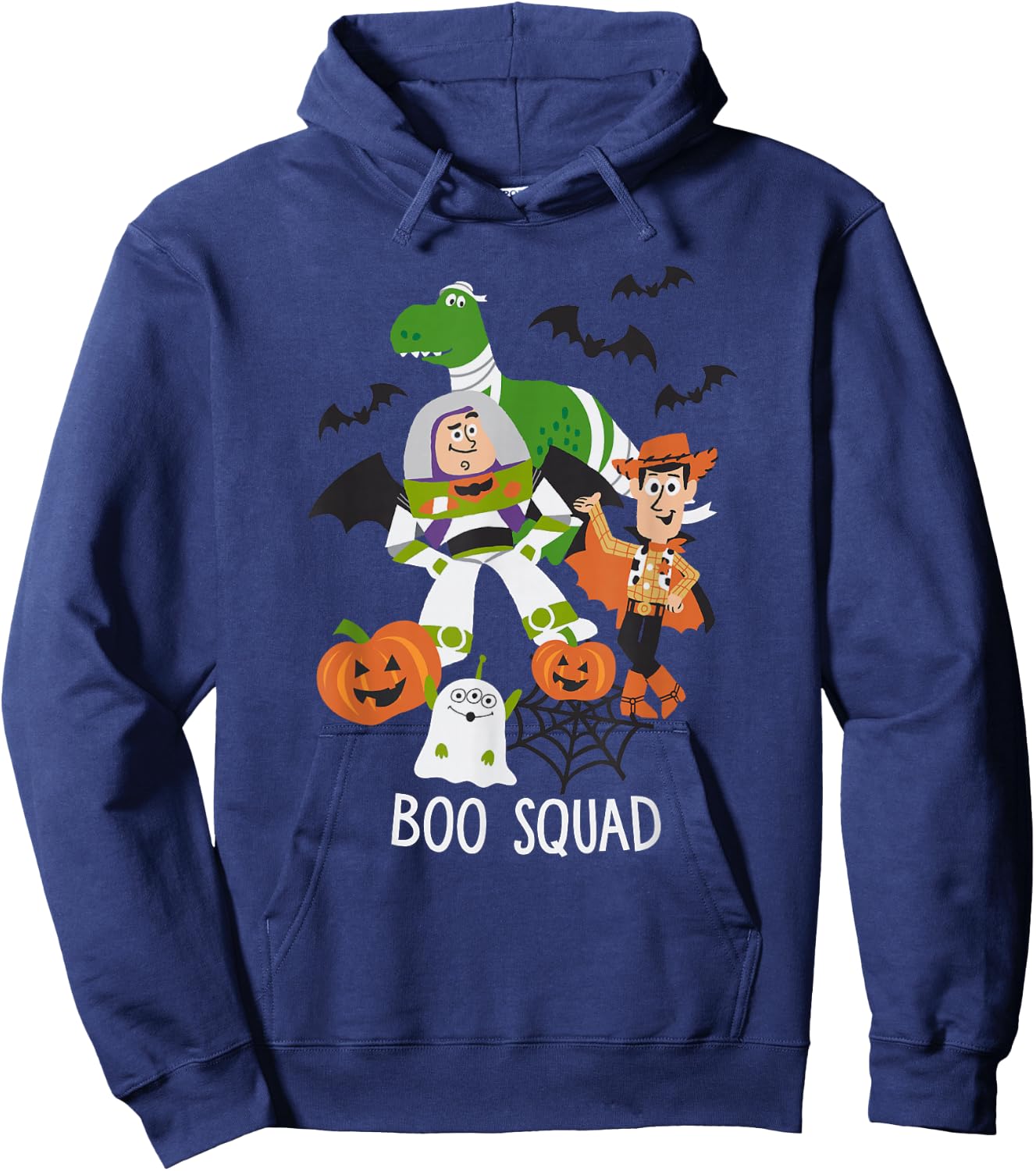 Disney Pixar Toy Story Halloween Boo Squad Cartoon Sketch Hoodie - Hoodie | Navy